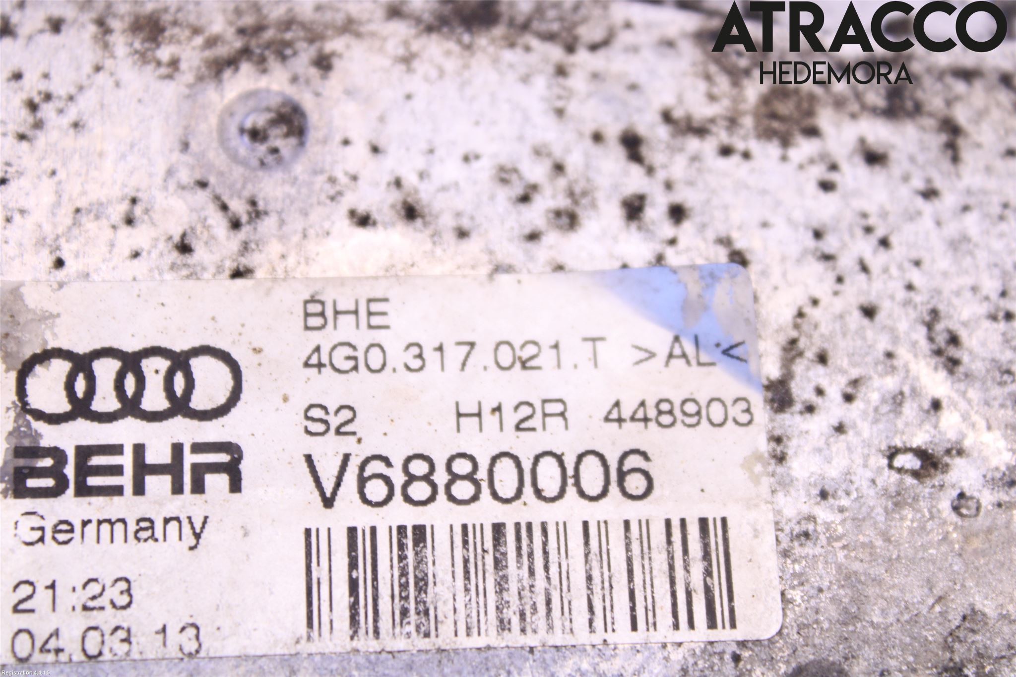Audi A6/S6 4G 11-18 Radiator Oljekjøler Automatgea