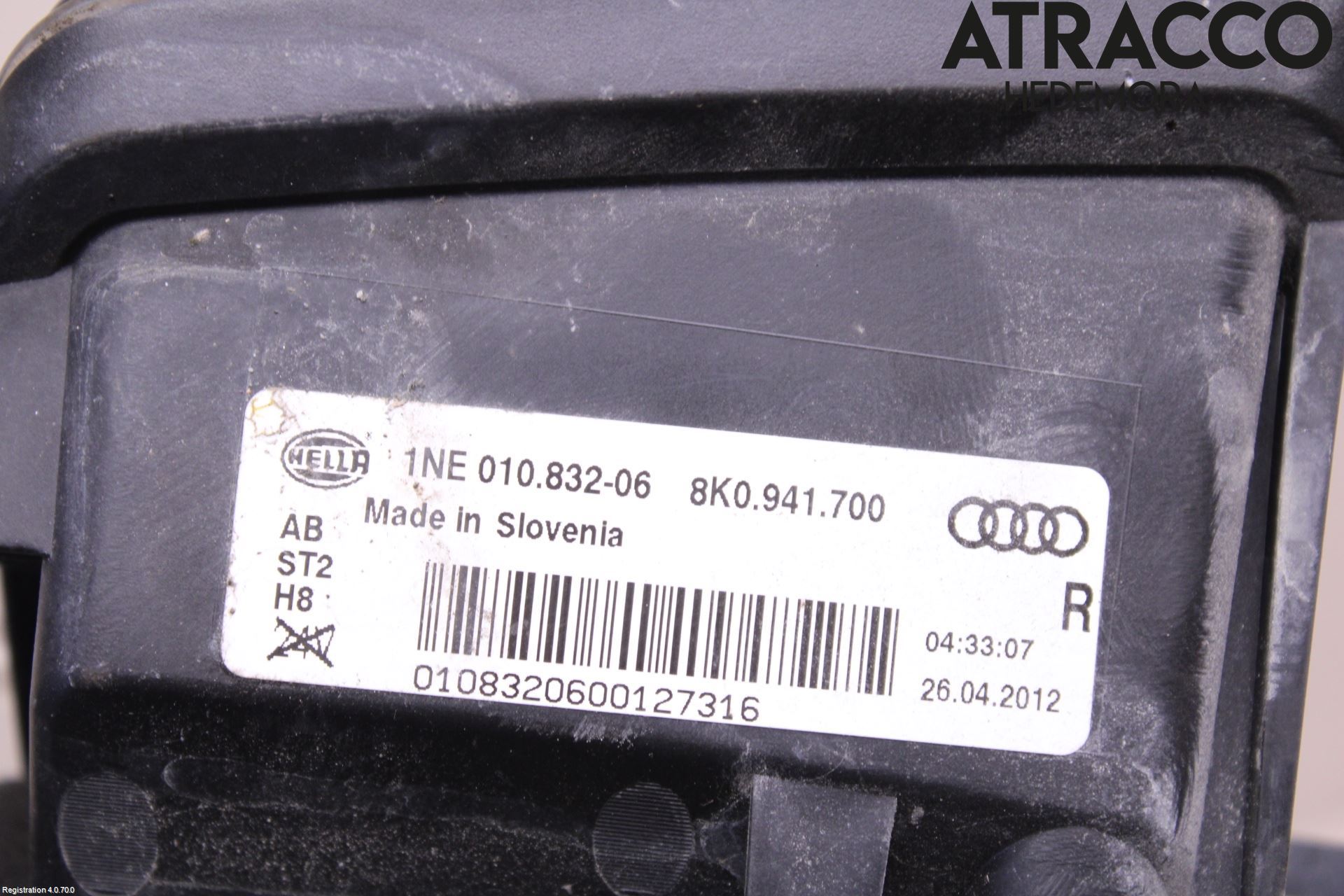Audi A4 12-15 Frontlykt-Kurve-Tåkelys