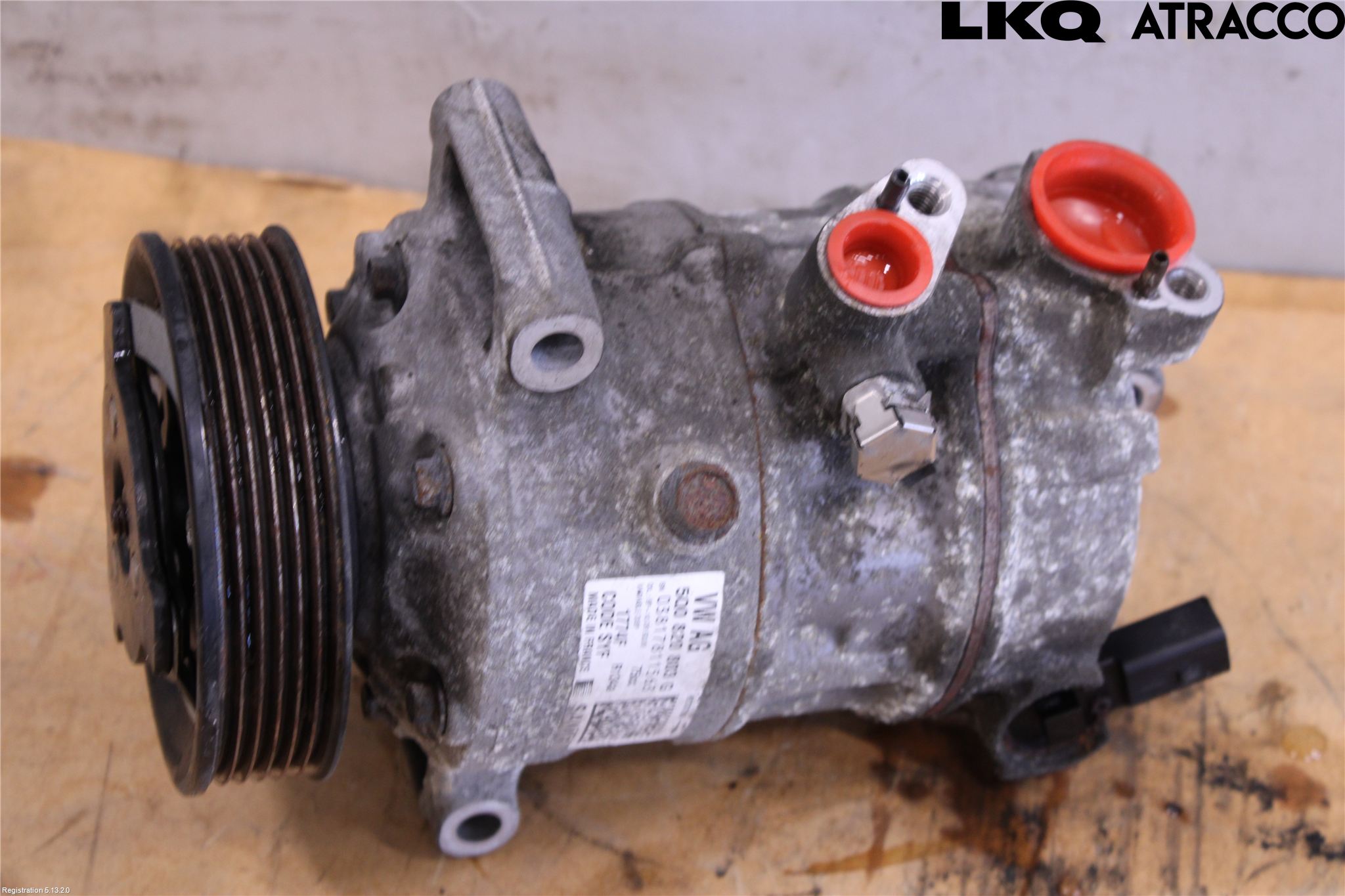 Volkswagen VW POLO 10-17 Varme Ac Kompressor