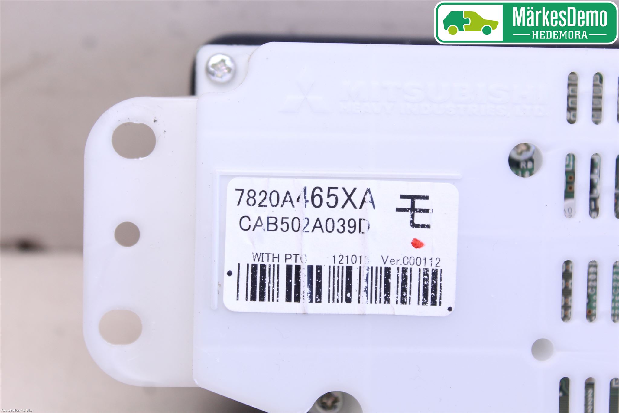 Mitsubishi OUTLANDER 13-21 Varme Ac Betjening-Display