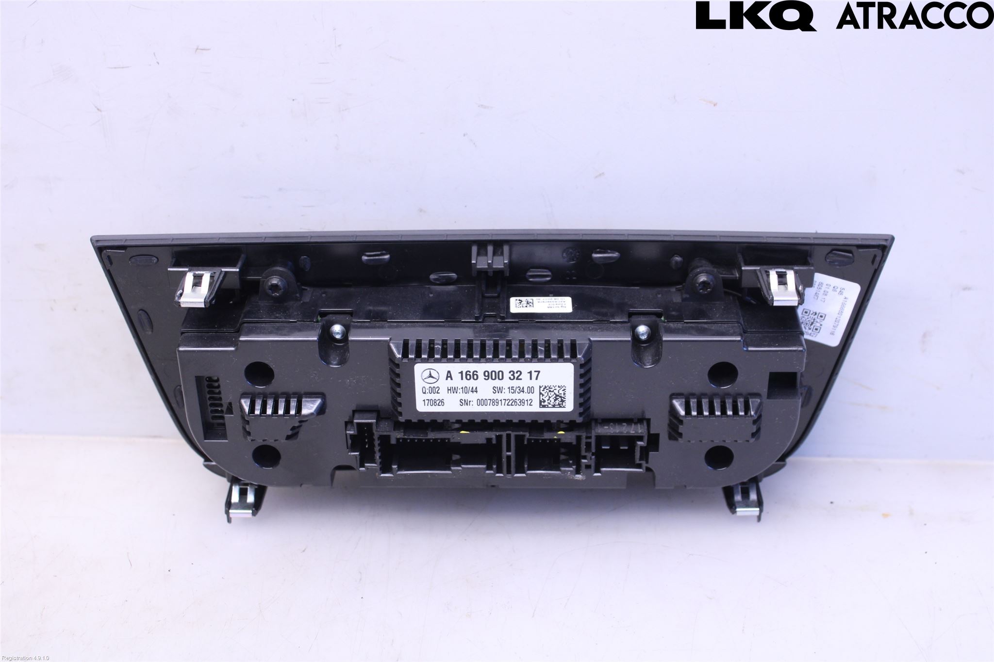 Mercedes-Benz MB ML/GLE-KLASS (W166) 12-18 Varme Ac Betjening-Display