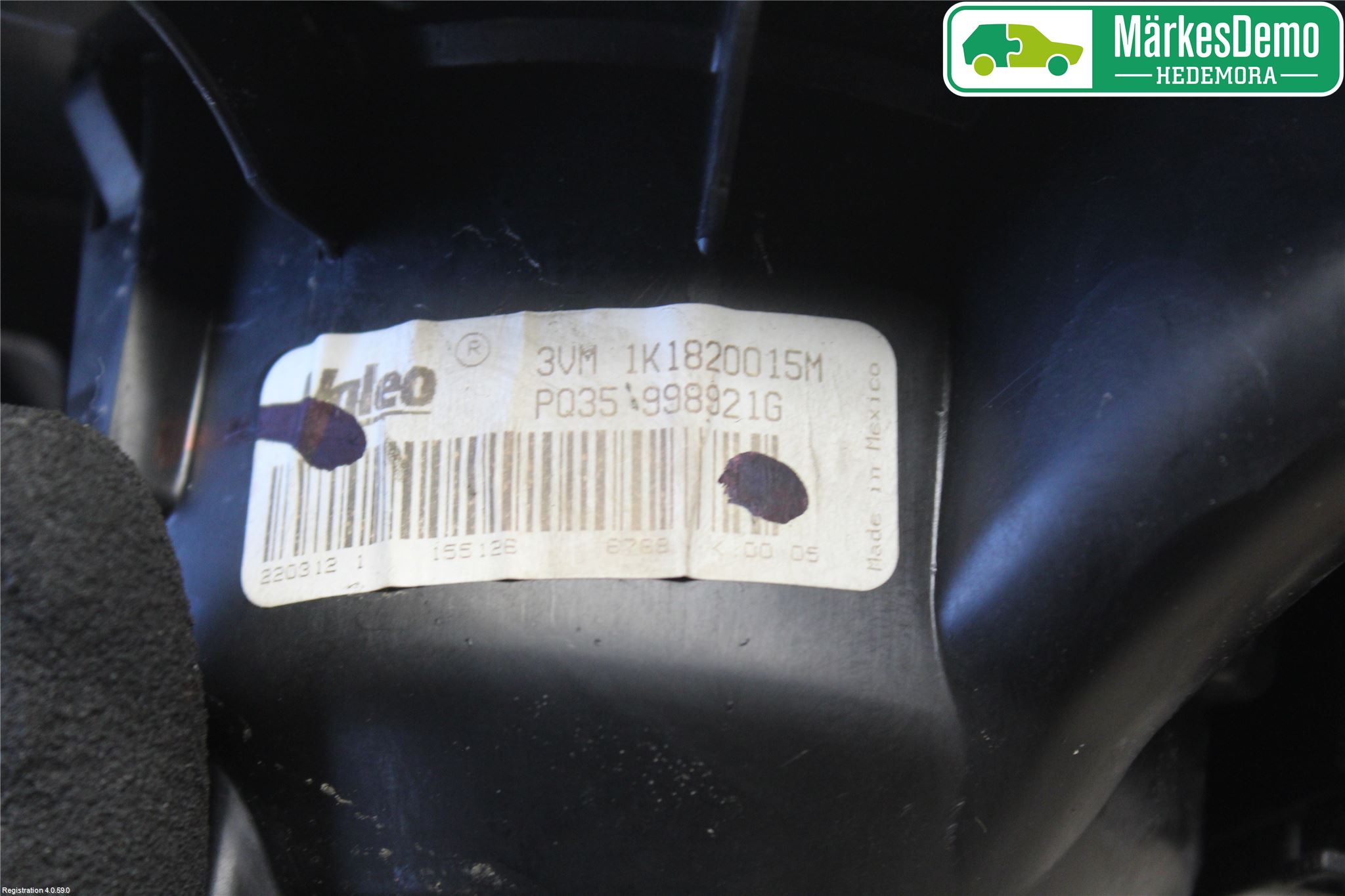 Volkswagen VW JETTA VI 11- Varme Ac Varmeapparatvifte