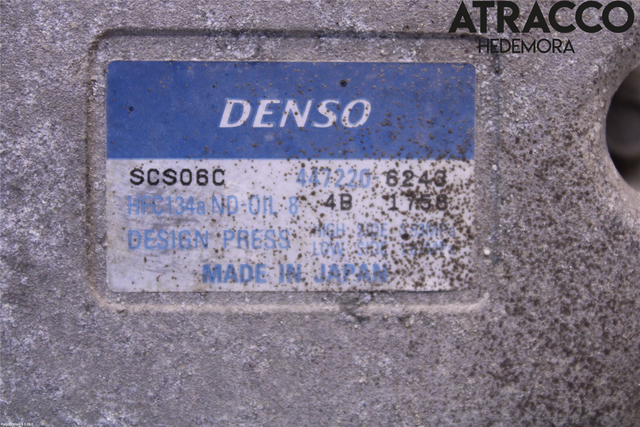 Toyota COROLLA 98-01 Varme Ac Kompressor