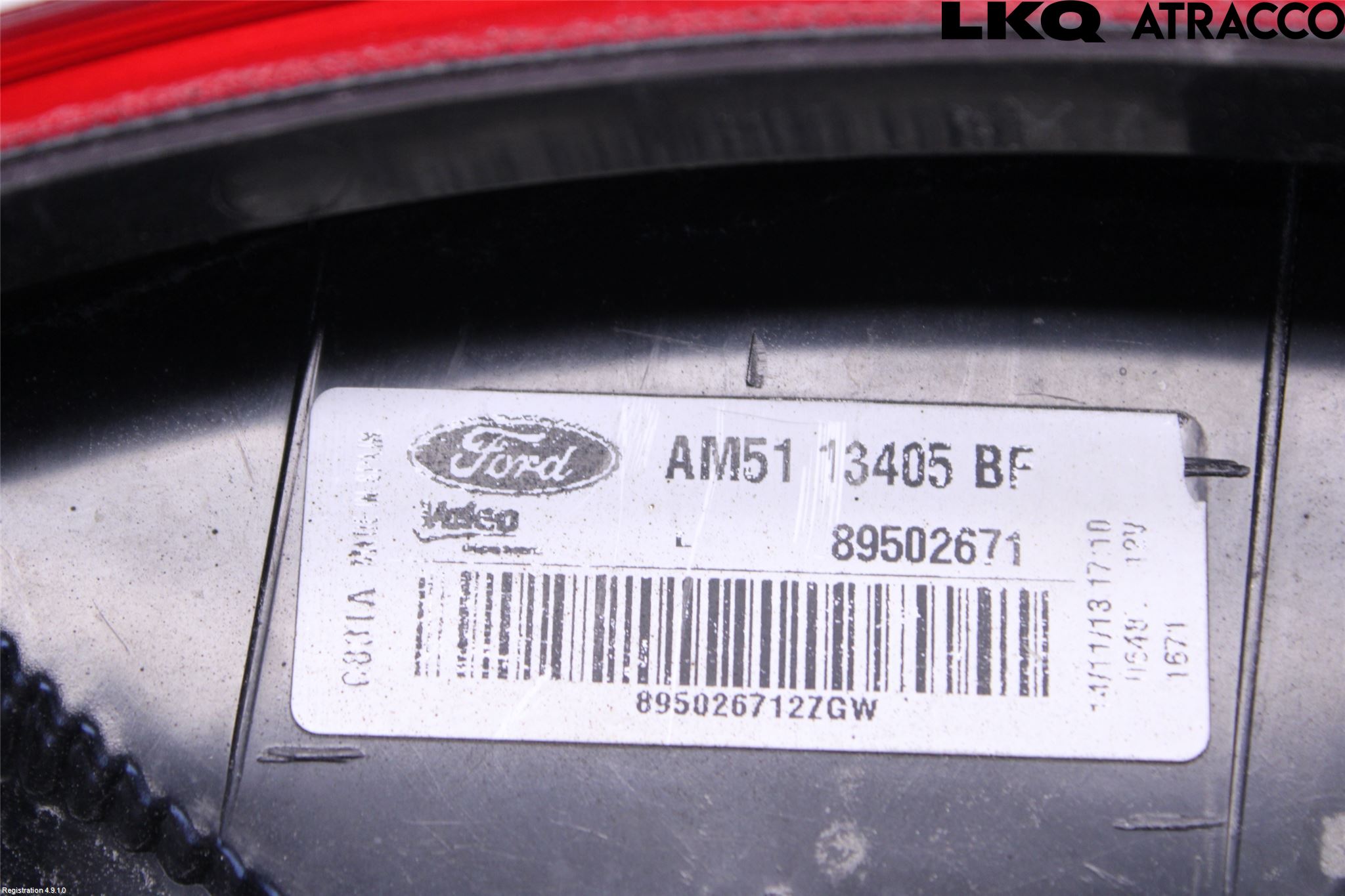 Ford C-MAX II  11-14 Baklykt Venstre