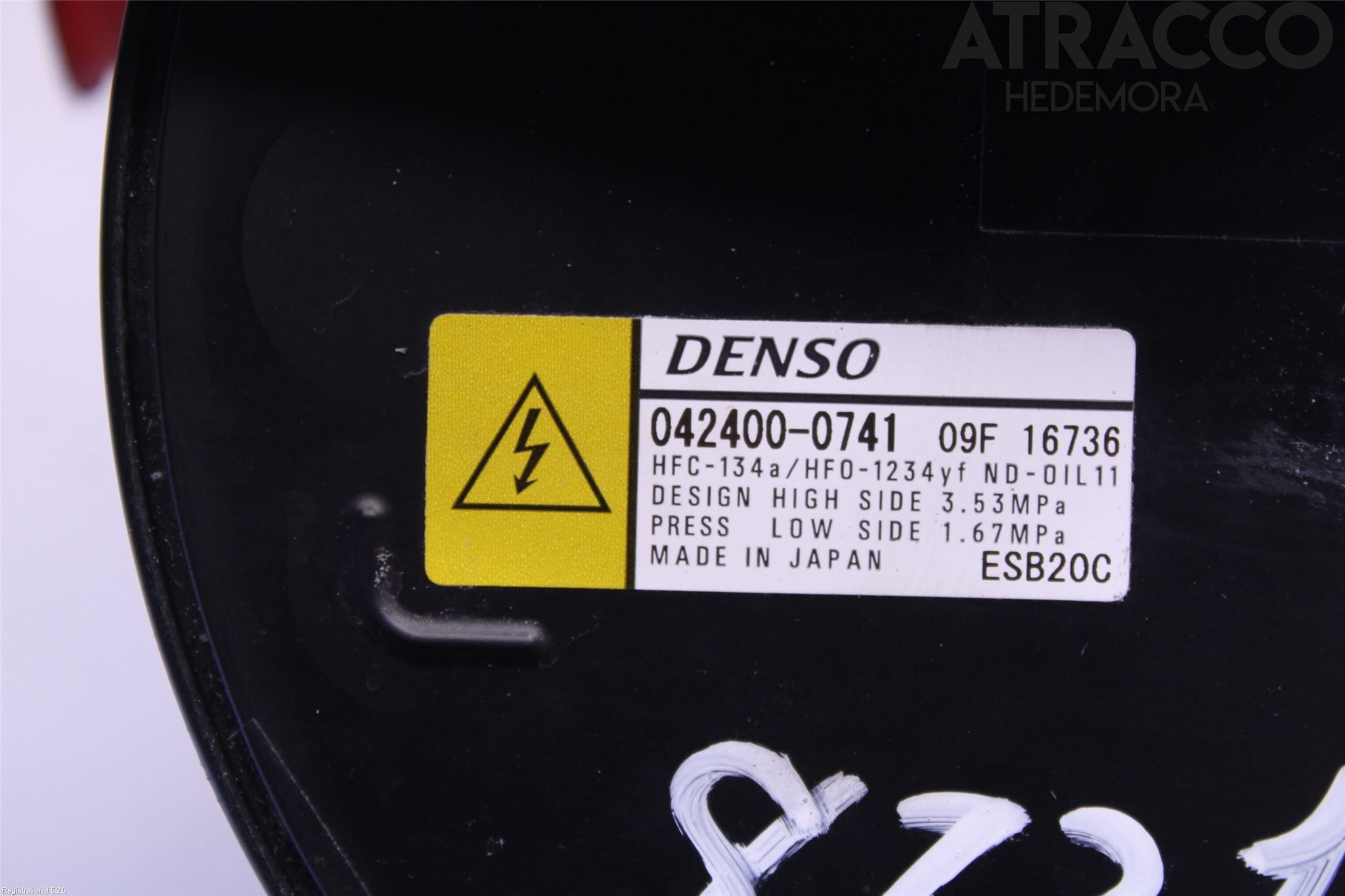Toyota YARIS XP21 20- Varme Ac Kompressor