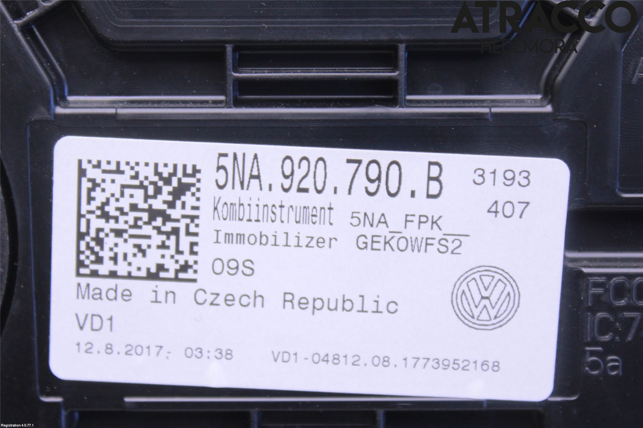 Volkswagen VW TIGUAN 16-24 Instr Kombinert