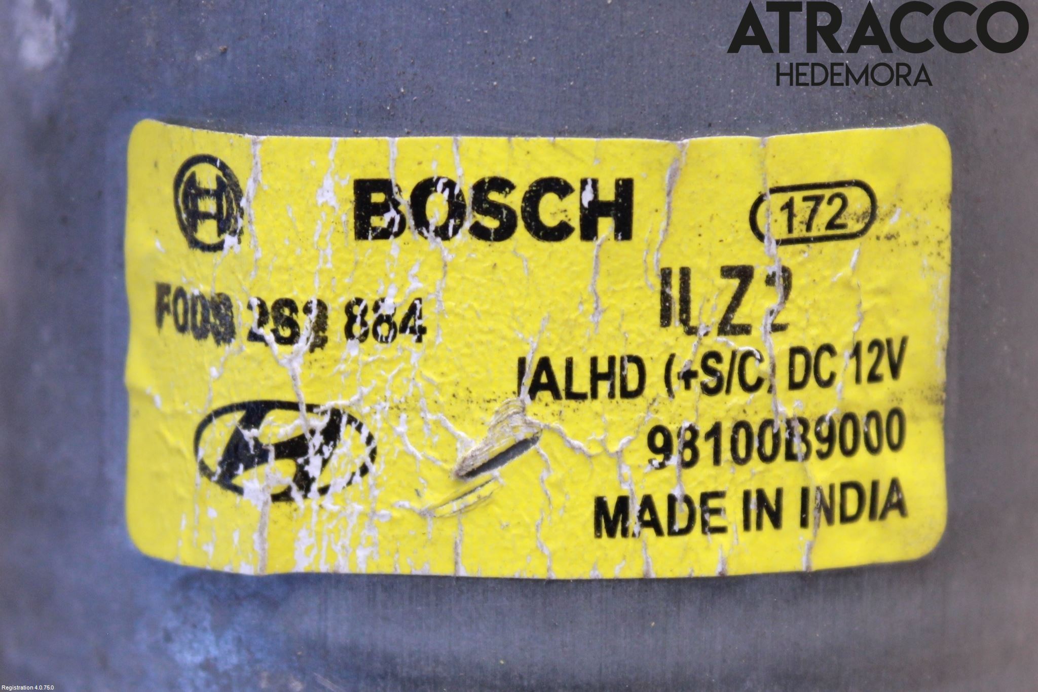 Hyundai i10 BA 14-16 Viskermotor Frontrute