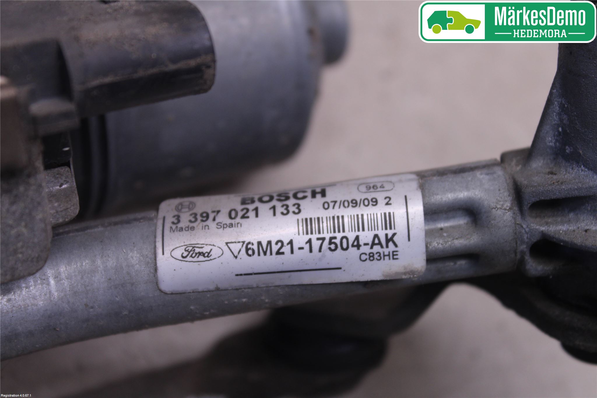 Ford S-MAX 06-15 Viskermotor Frontrute