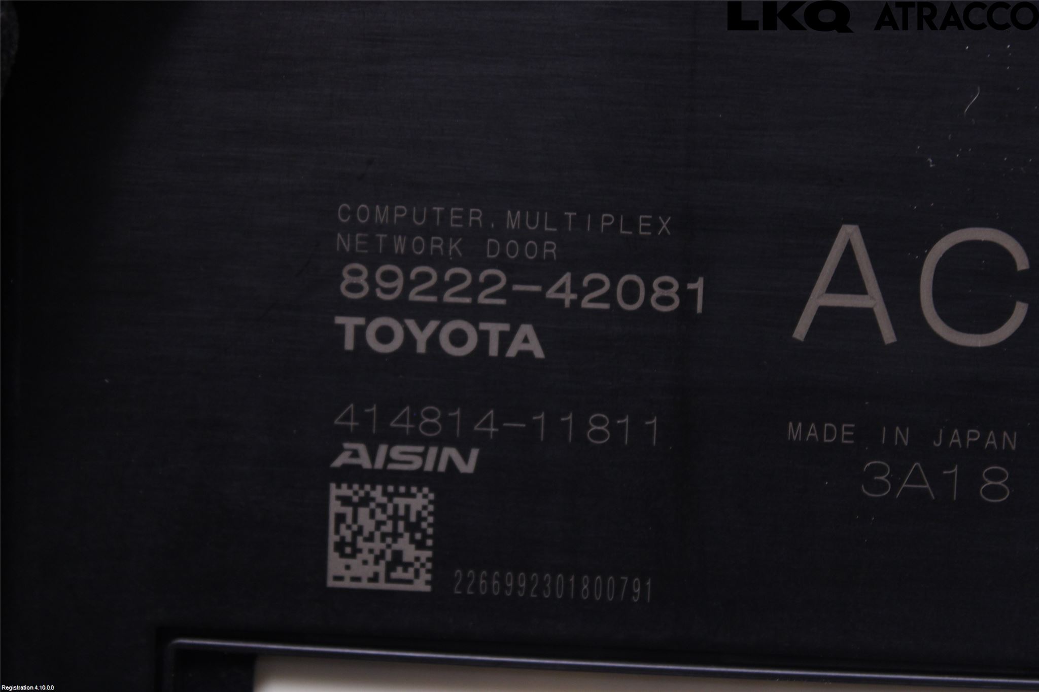 Toyota bZ4X EA10 22- Styreenhet Øvrig