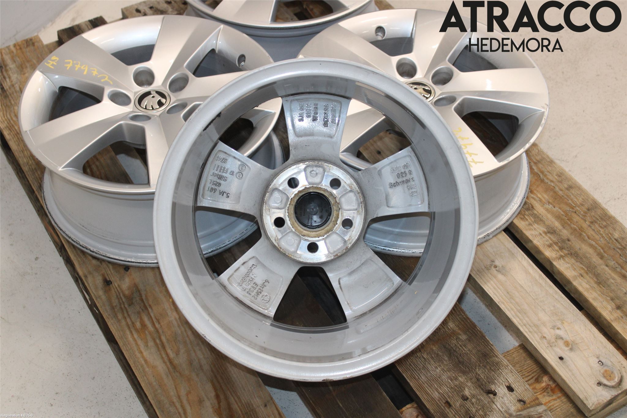 Skoda FABIA 15-21 Felg Aluminium Sett 4Stk