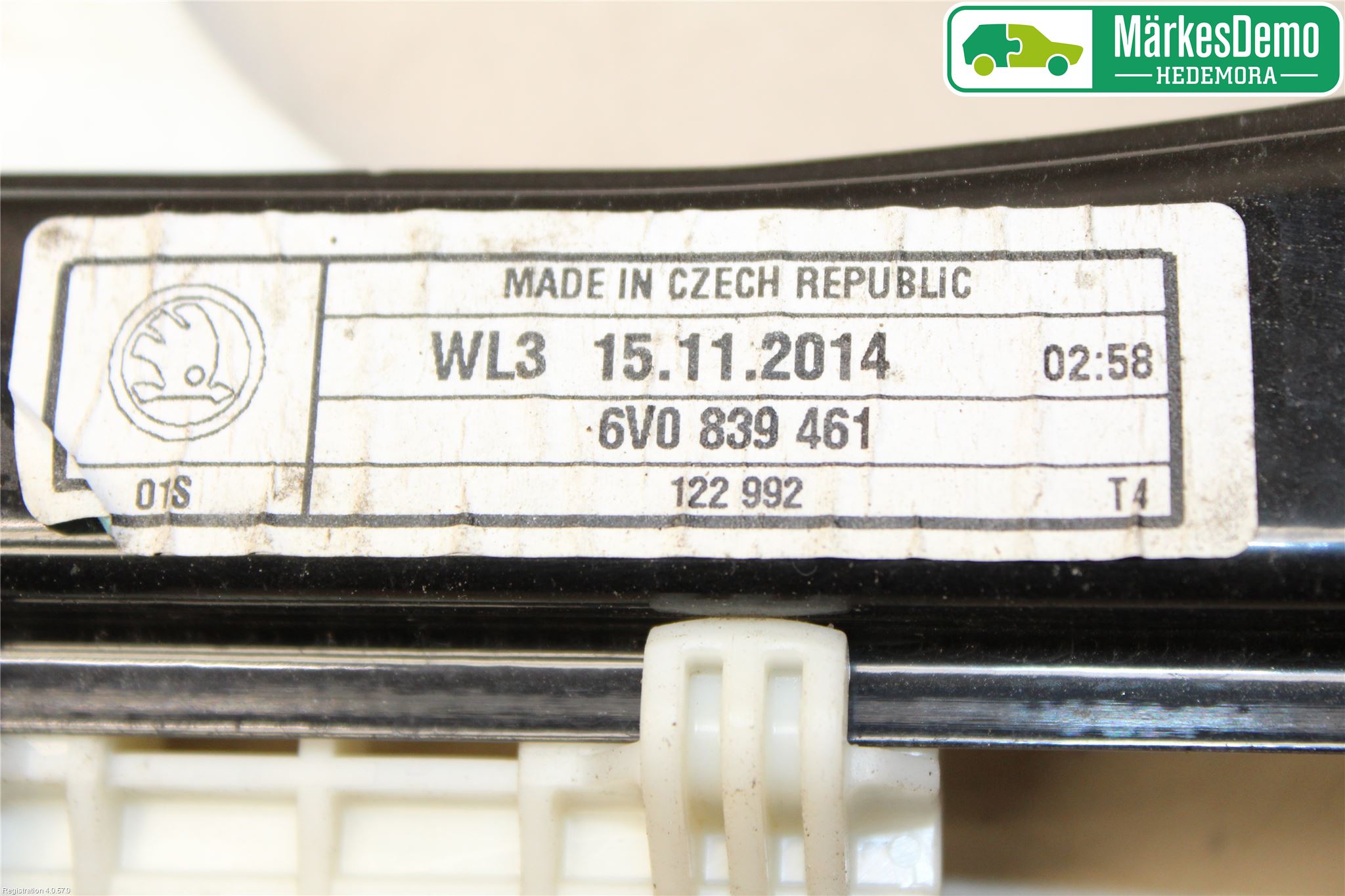 Skoda FABIA 15-21 Vindusheis El Komp