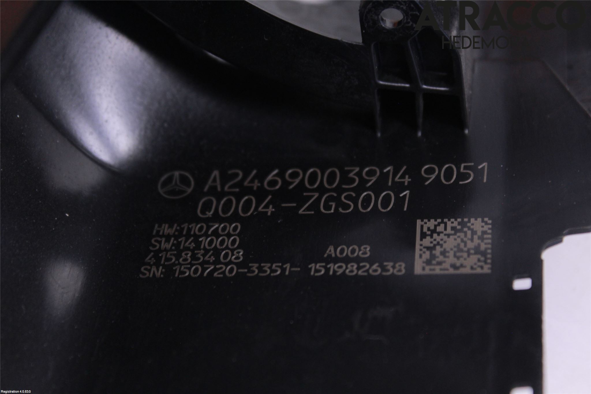 Mercedes-Benz MB CLA-KLASS (C117/X117) 13-19 Rattdeksel - Deksler