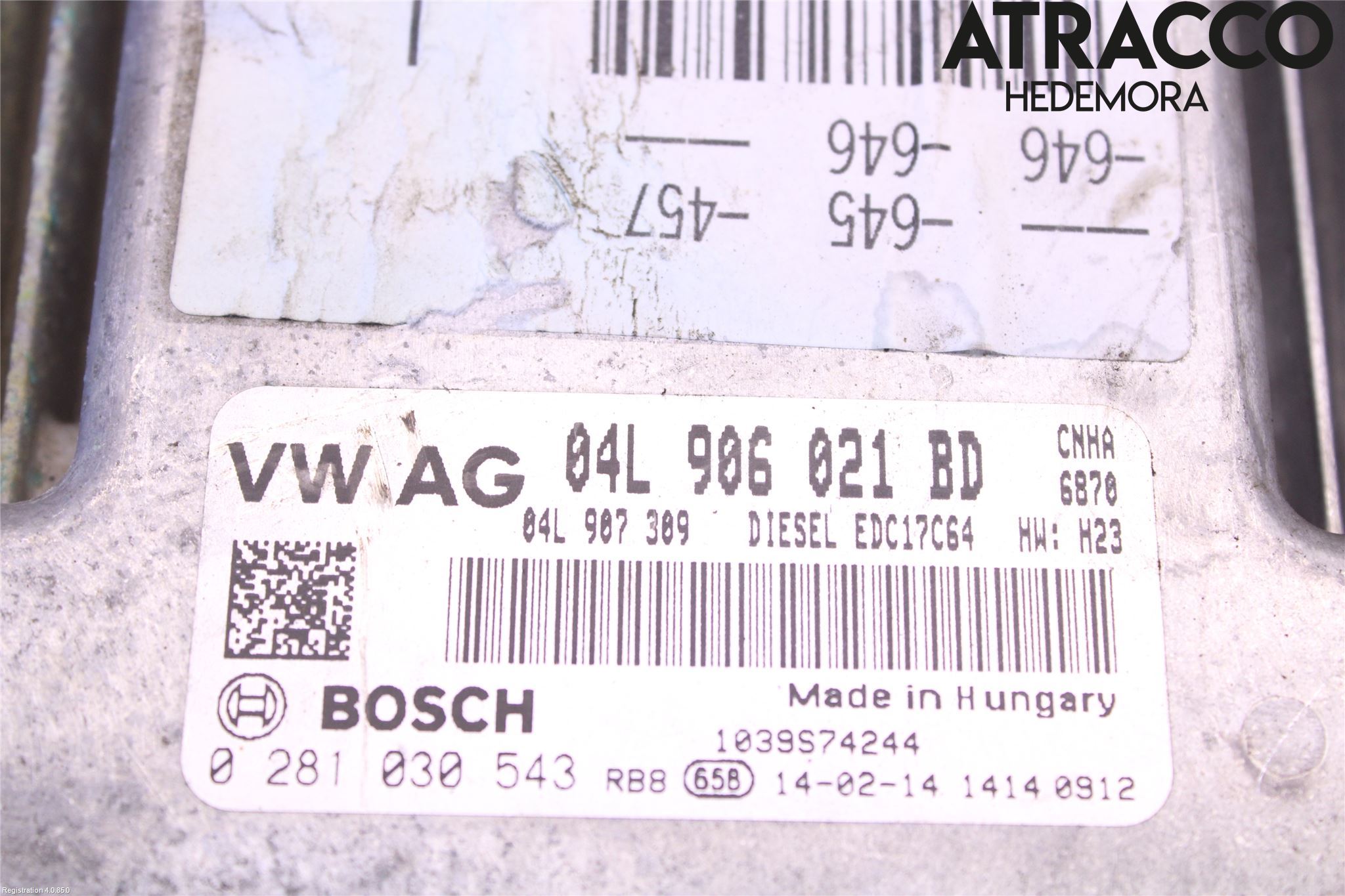 Audi A6/S6 4G 11-18 Styreenhet Dieselpumpe