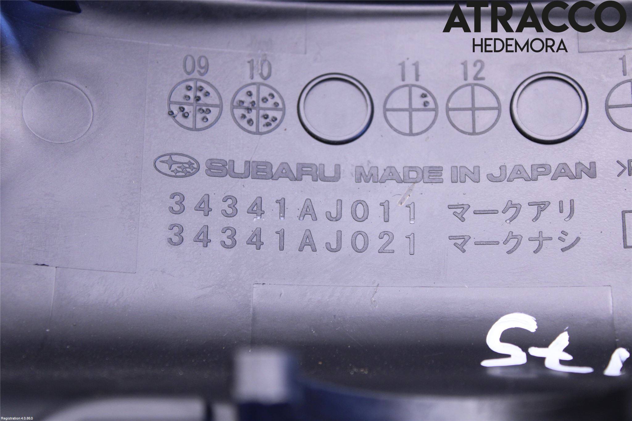 Subaru OUTBACK 10-15 Rattdeksel - Deksler