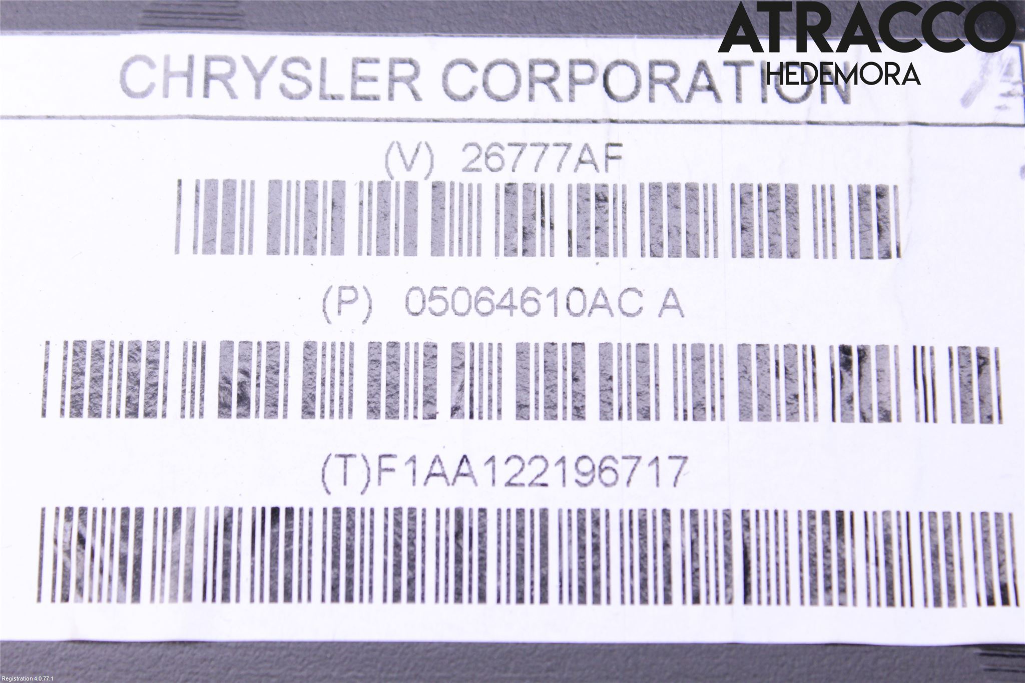 Jeep GRAND CHEROKEE 10-20 Innr Høyttaler