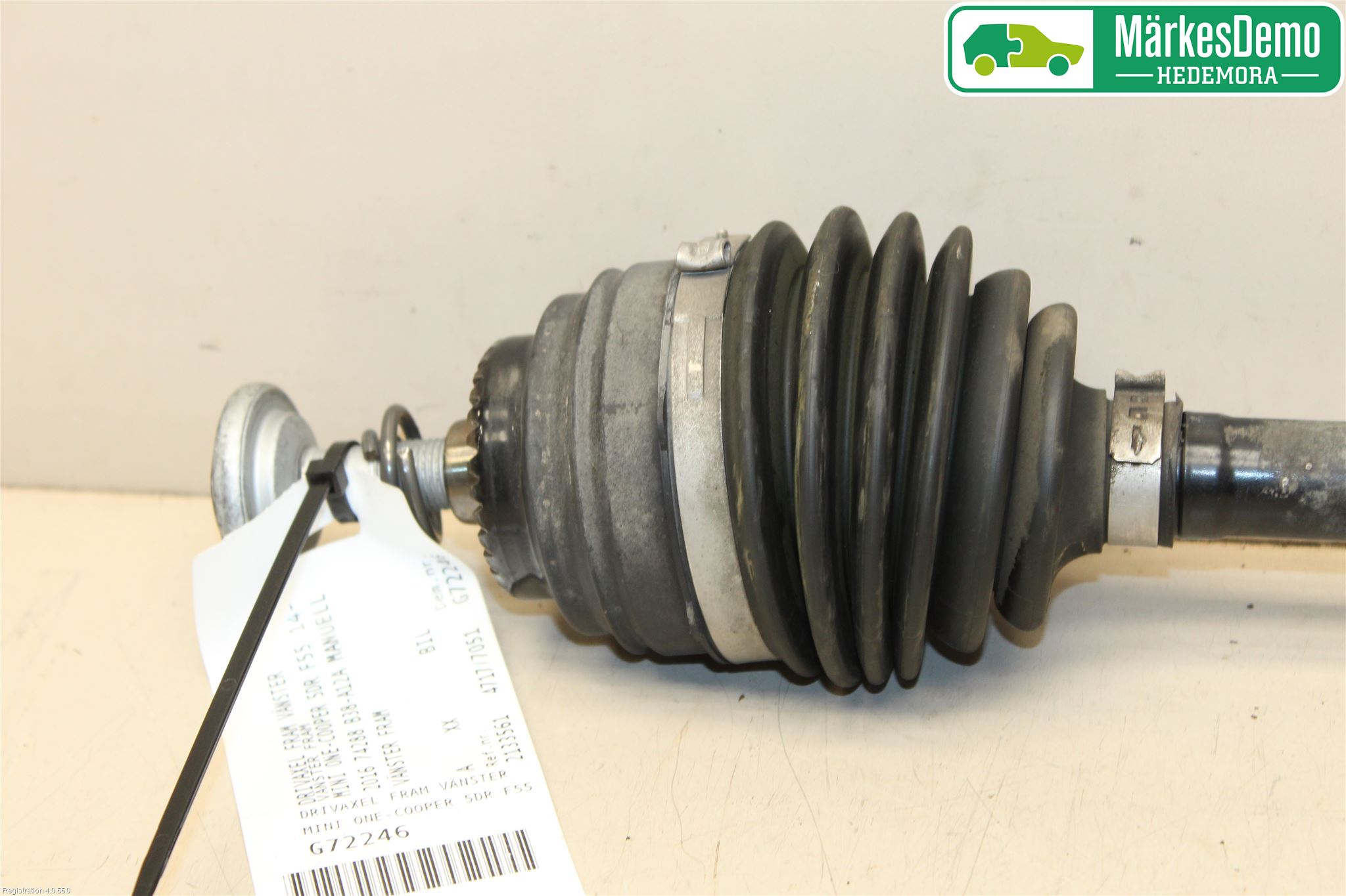Mini ONE/COOPER 5DR F55 14-24 Drivaksel Foran Kompl Venstre