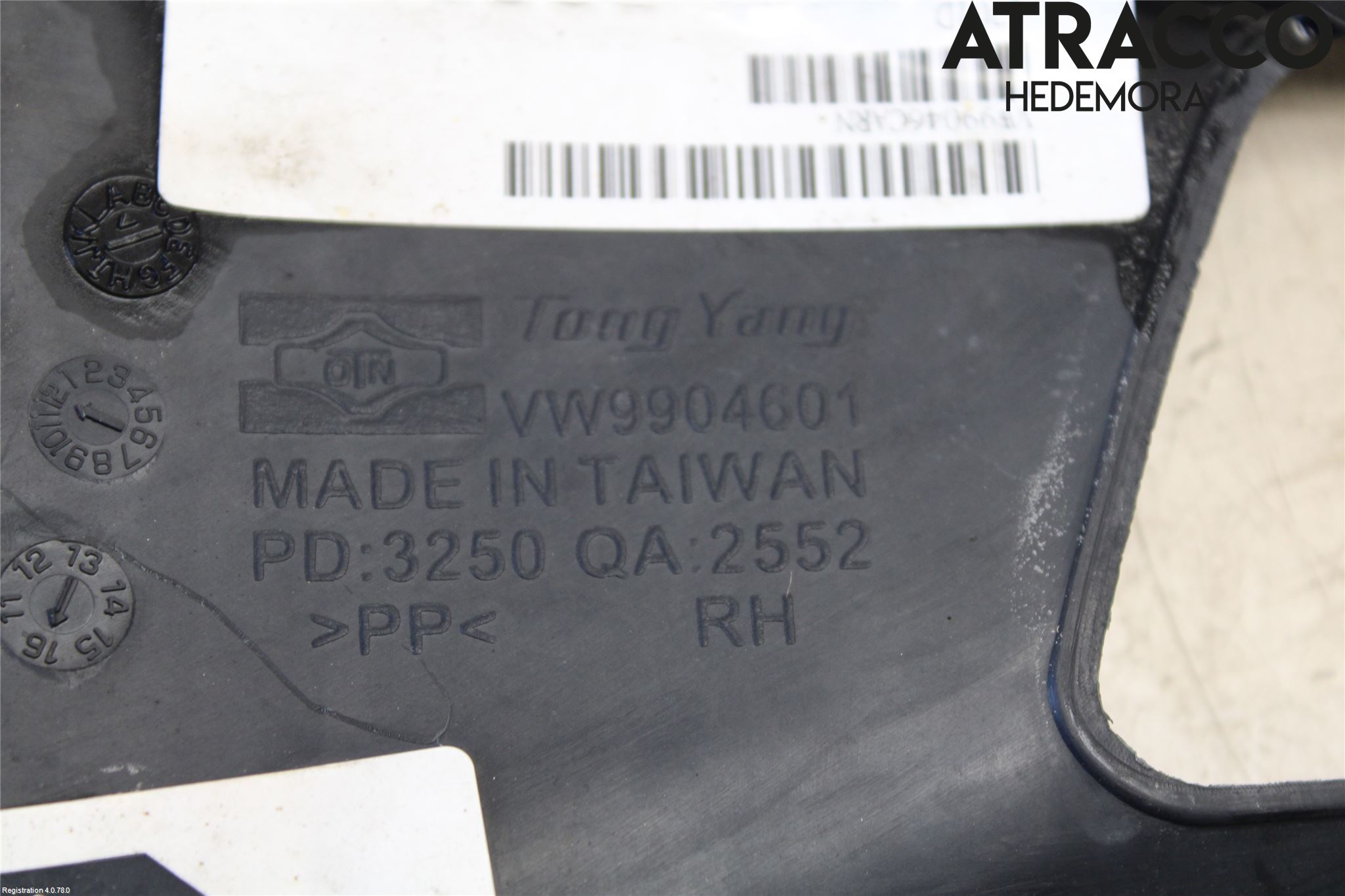 Volkswagen VW POLO 10-17 Frontlykt Kurve-Tåkelys Ramme