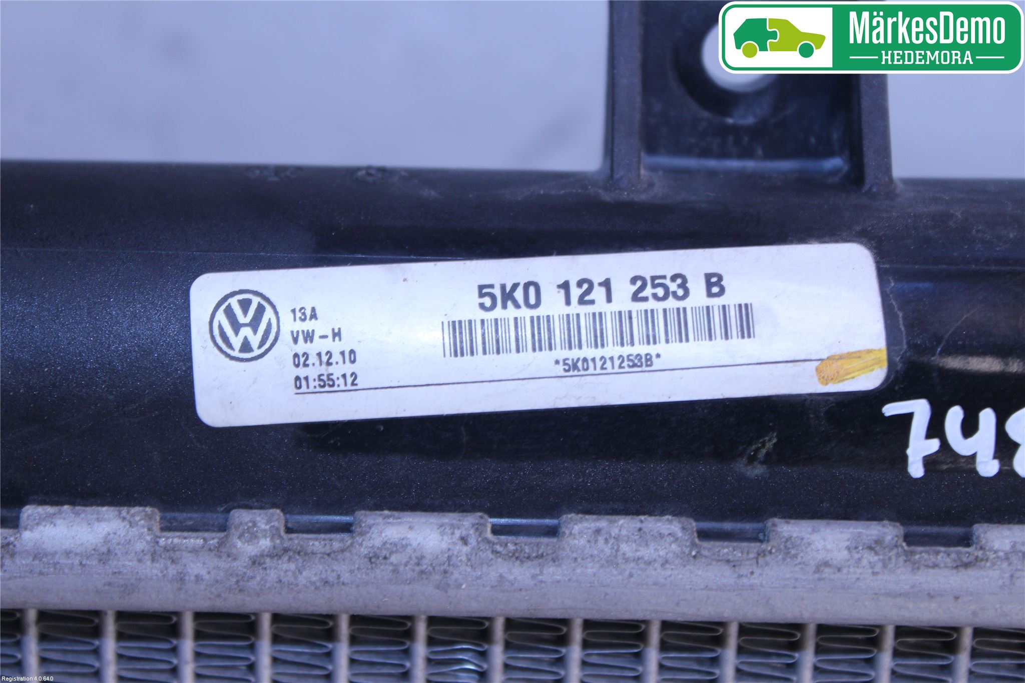 Volkswagen VW PASSAT 11-14 Radiator Manuell