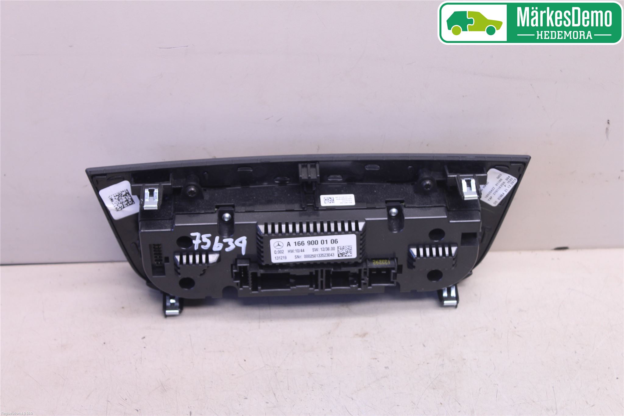 Mercedes-Benz MB GL/GLS-KLASS (X166) 12-19 Varme Ac Betjening-Display
