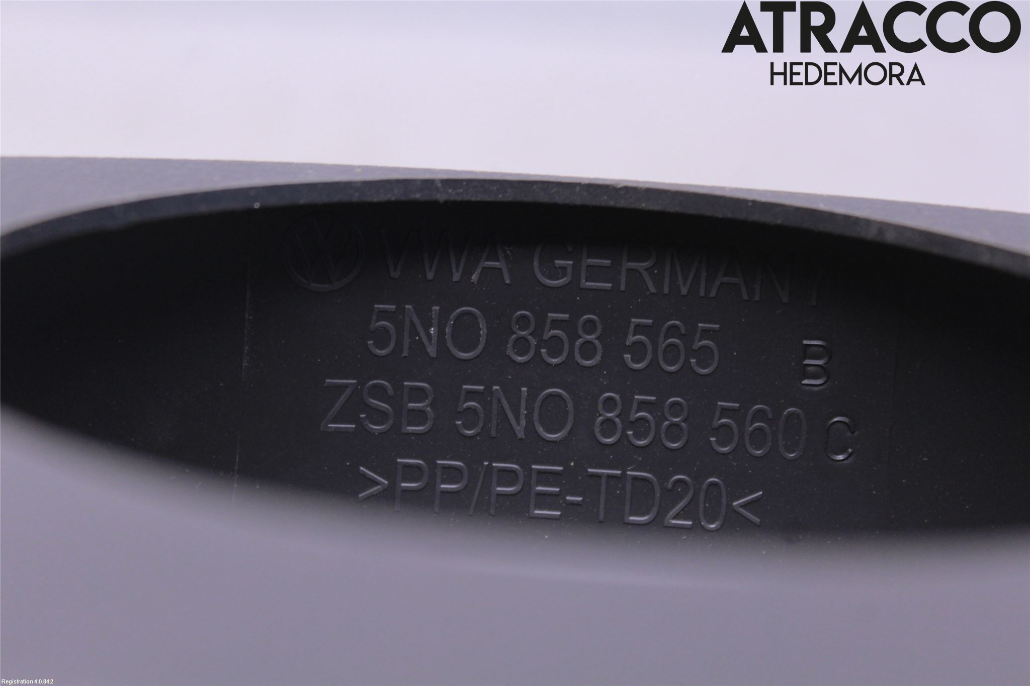 Volkswagen VW TIGUAN 07-16 Rattdeksel - Deksler