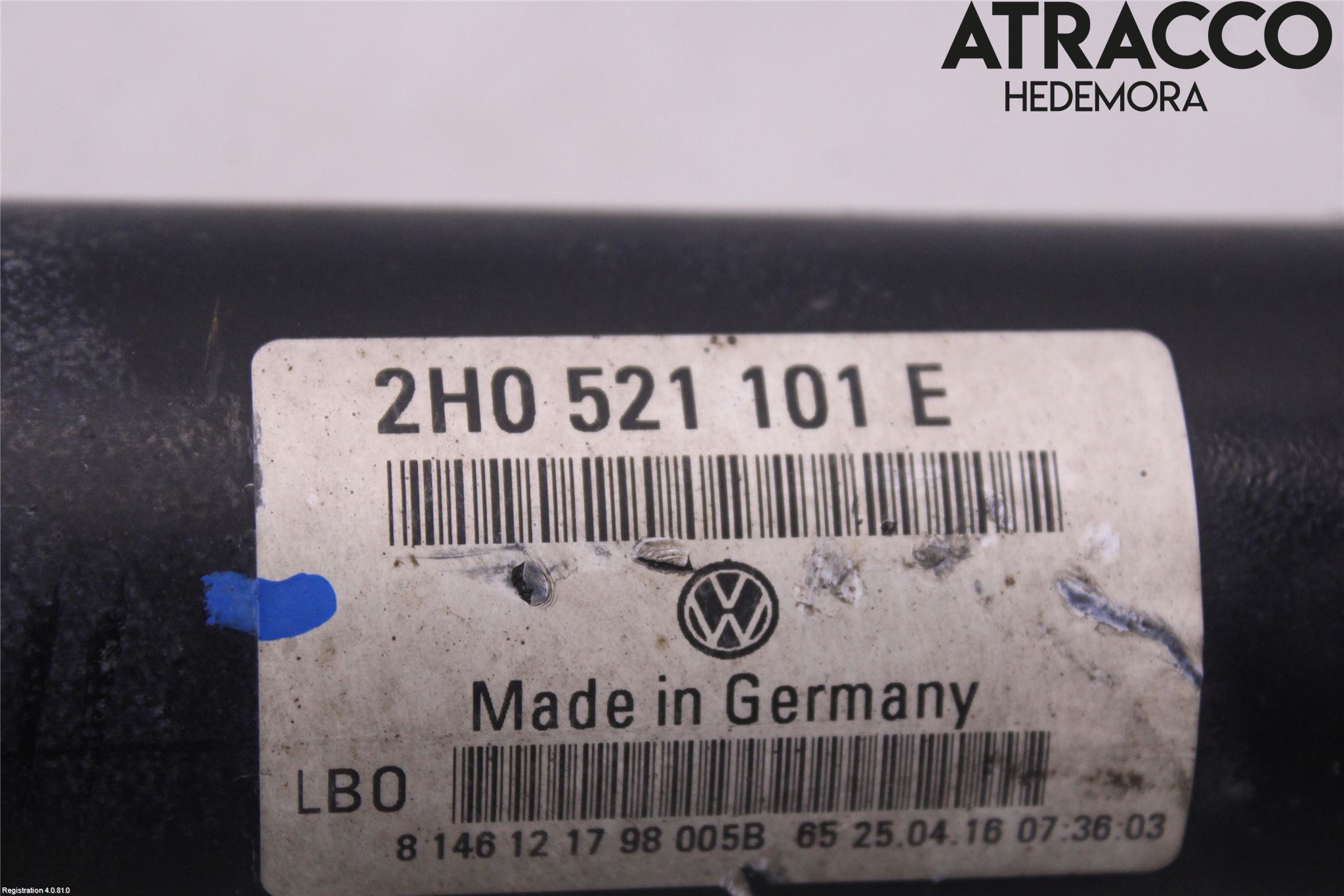 Volkswagen VW AMAROK 2H 10-22 Mellomaksel Fremre 4Wd