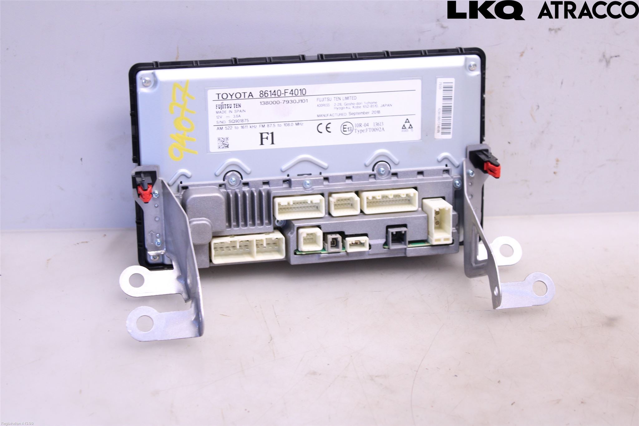 Toyota C-HR 16-23 Stereo Radio Med Cd