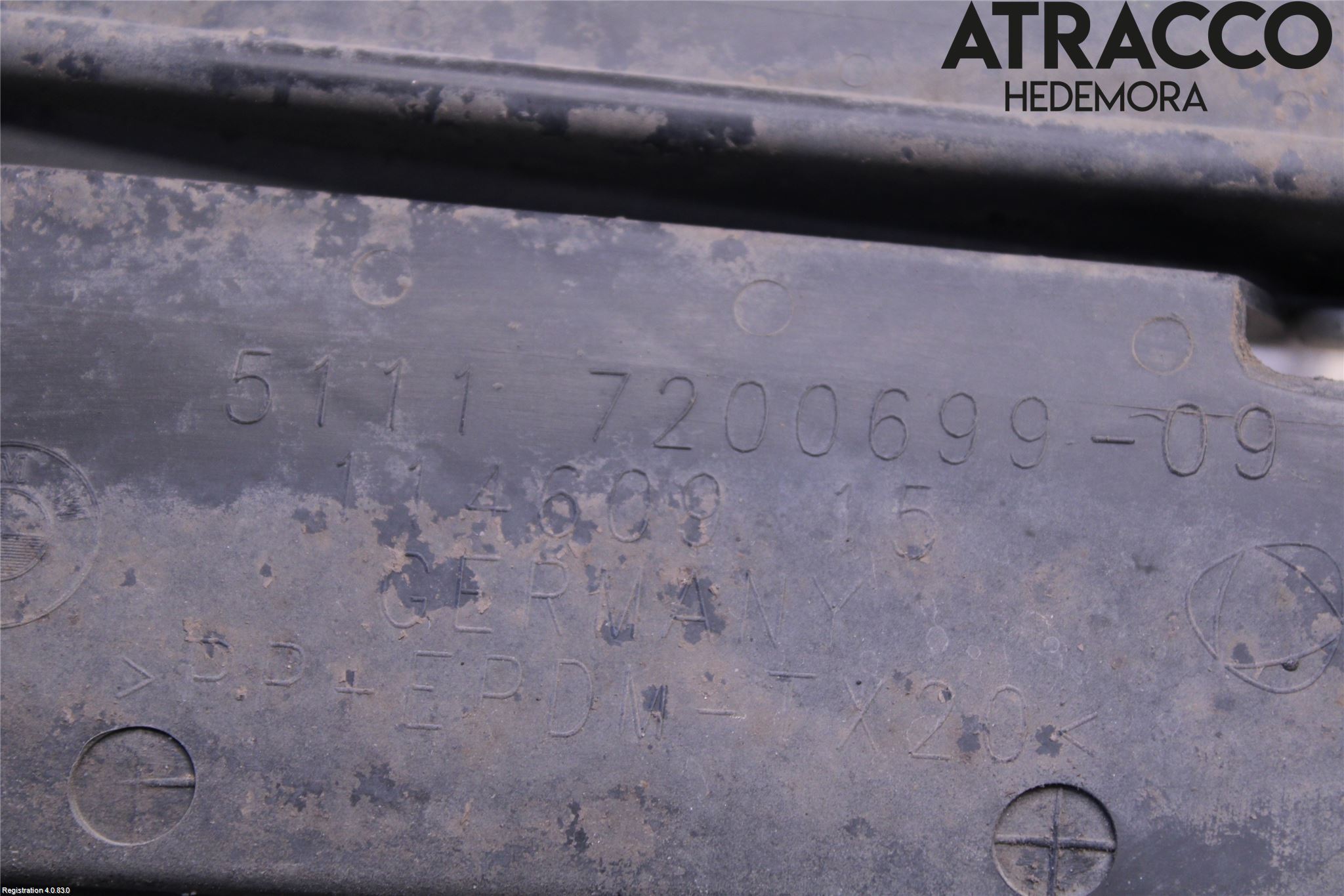 BMW 5 F10/F11/F18 09-17 Frontlykt Kurve-Tåkelys Ramme