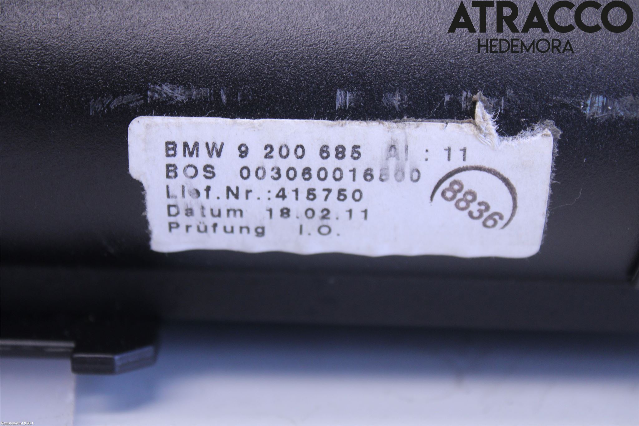 BMW 5 F10/F11/F18 09-17 Innr Innsyn Beskytelse Stv