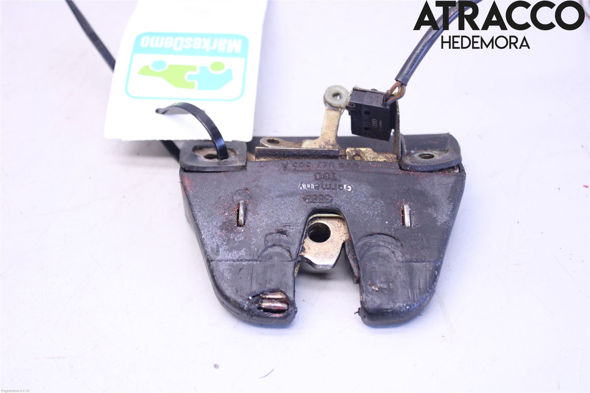 Audi 80/S2 92-95 Bakluke-Lokk Låsekasse