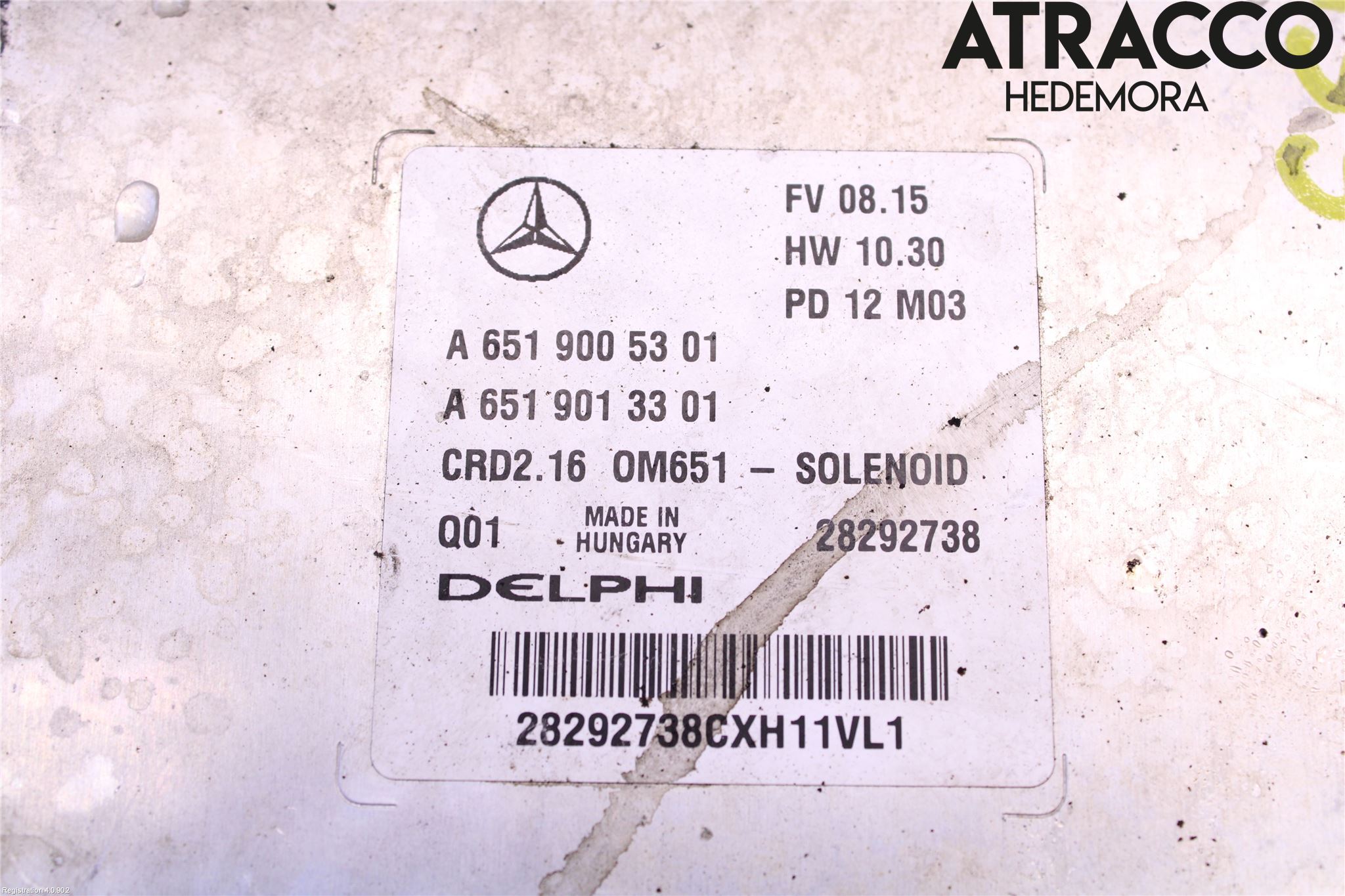 Mercedes-Benz MB C-KLASS (W204) 07-15 Styreenhet Dieselpumpe