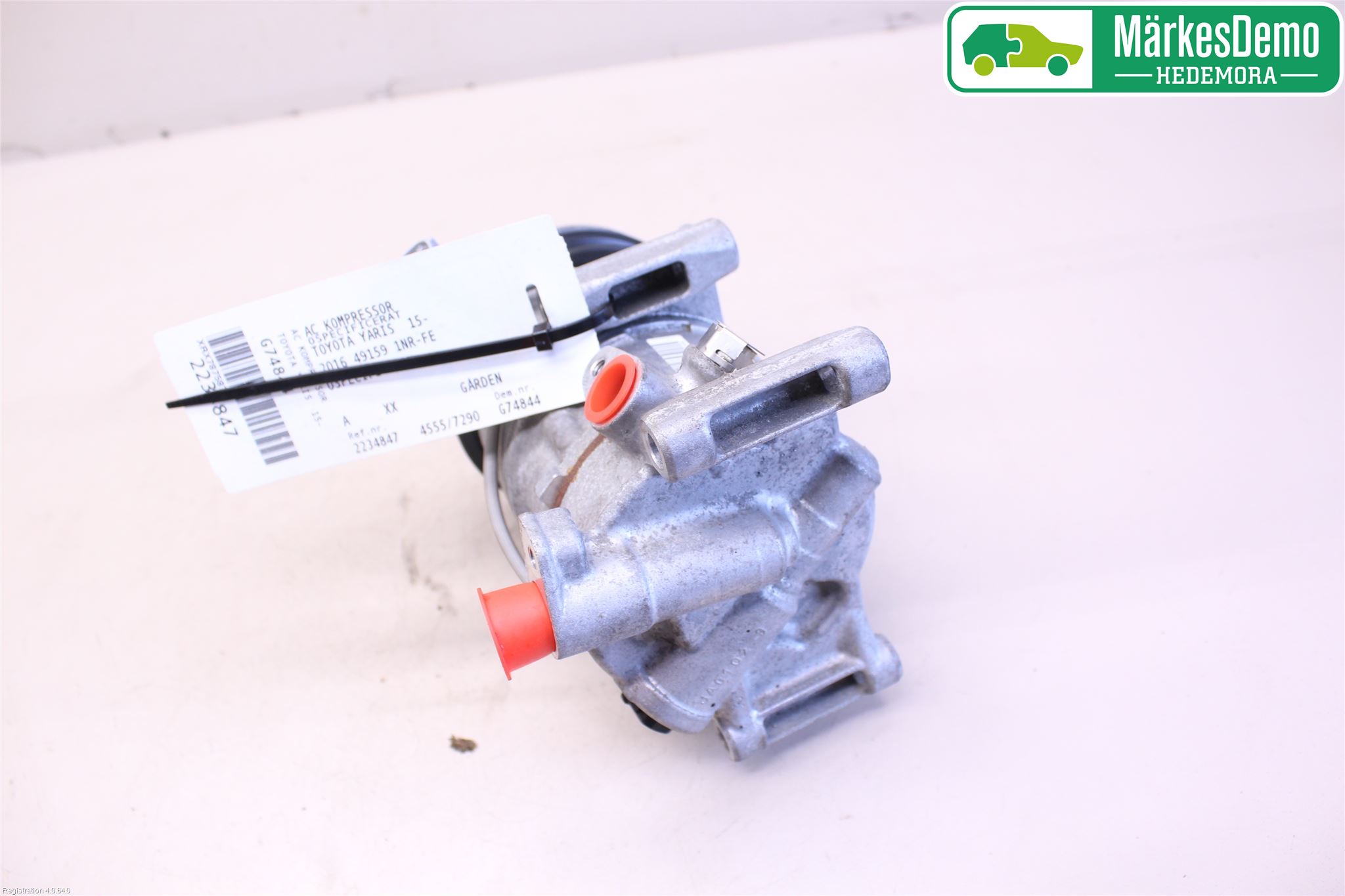 Toyota YARIS XP130 15-20 Varme Ac Kompressor