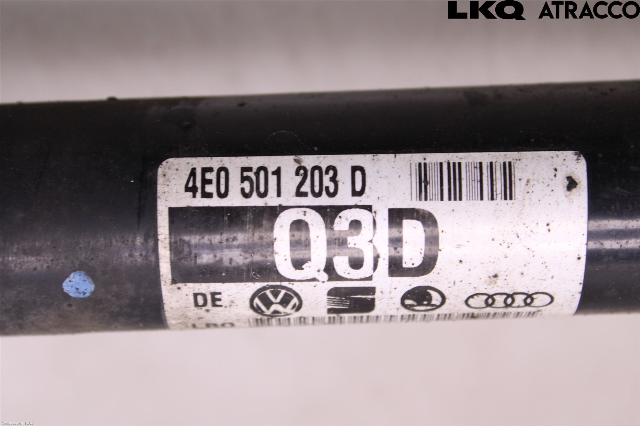 Audi A8/S8 4E  02-09 Drivaksel Bak Kompl Venstre