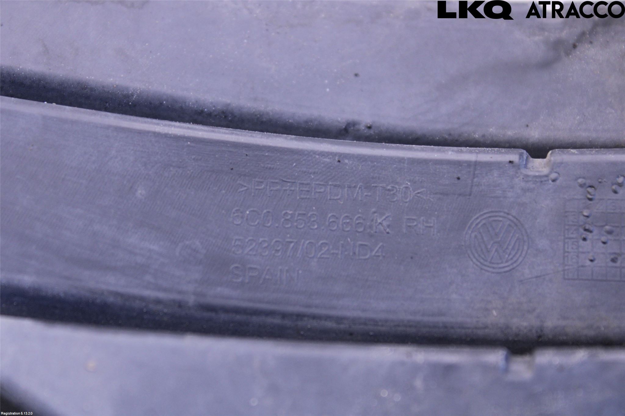 Volkswagen VW POLO 10-17 Frontlykt Kurve-Tåkelys Ramme