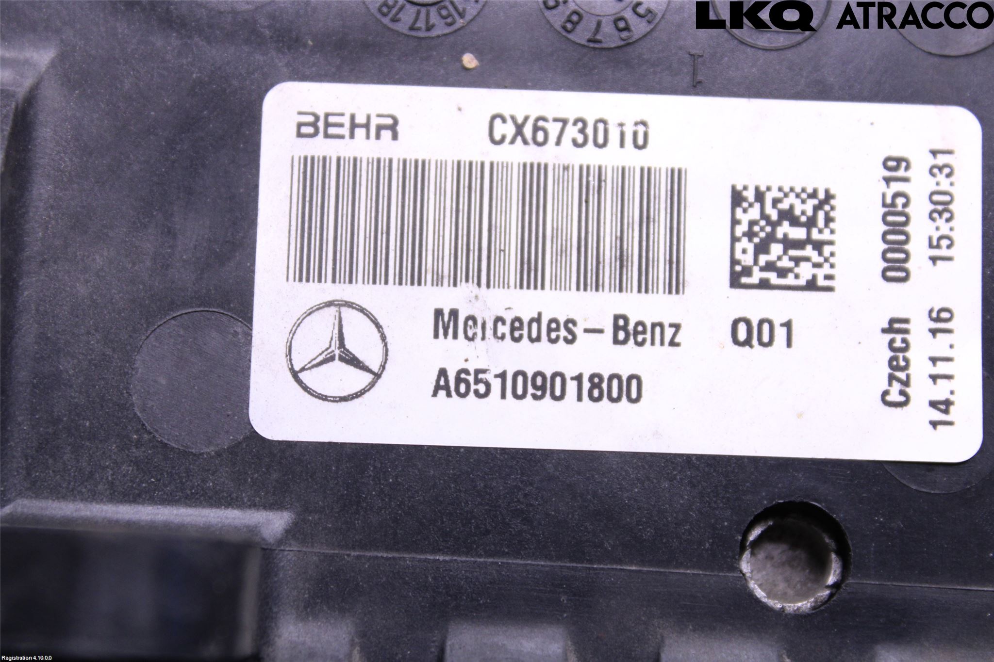 Mercedes-Benz MB C-KLASS (W205) 14-21 Intercooler Radiator