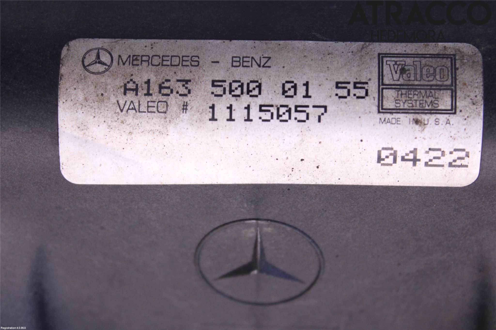 Mercedes-Benz MB ML (W163) 97-05 Kjølevifte Elektrisk