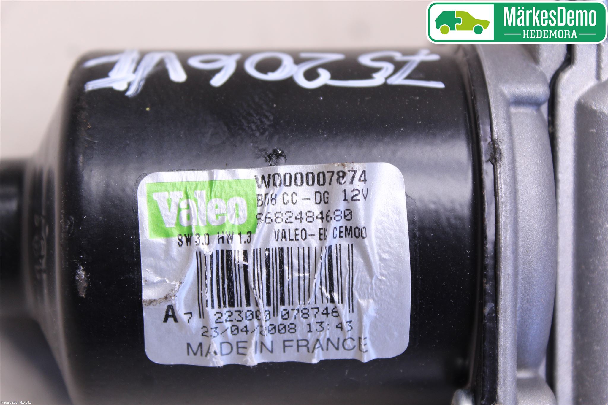 Citroen C4 GRAND PICASSO 07-13 Viskermotor Frontrute