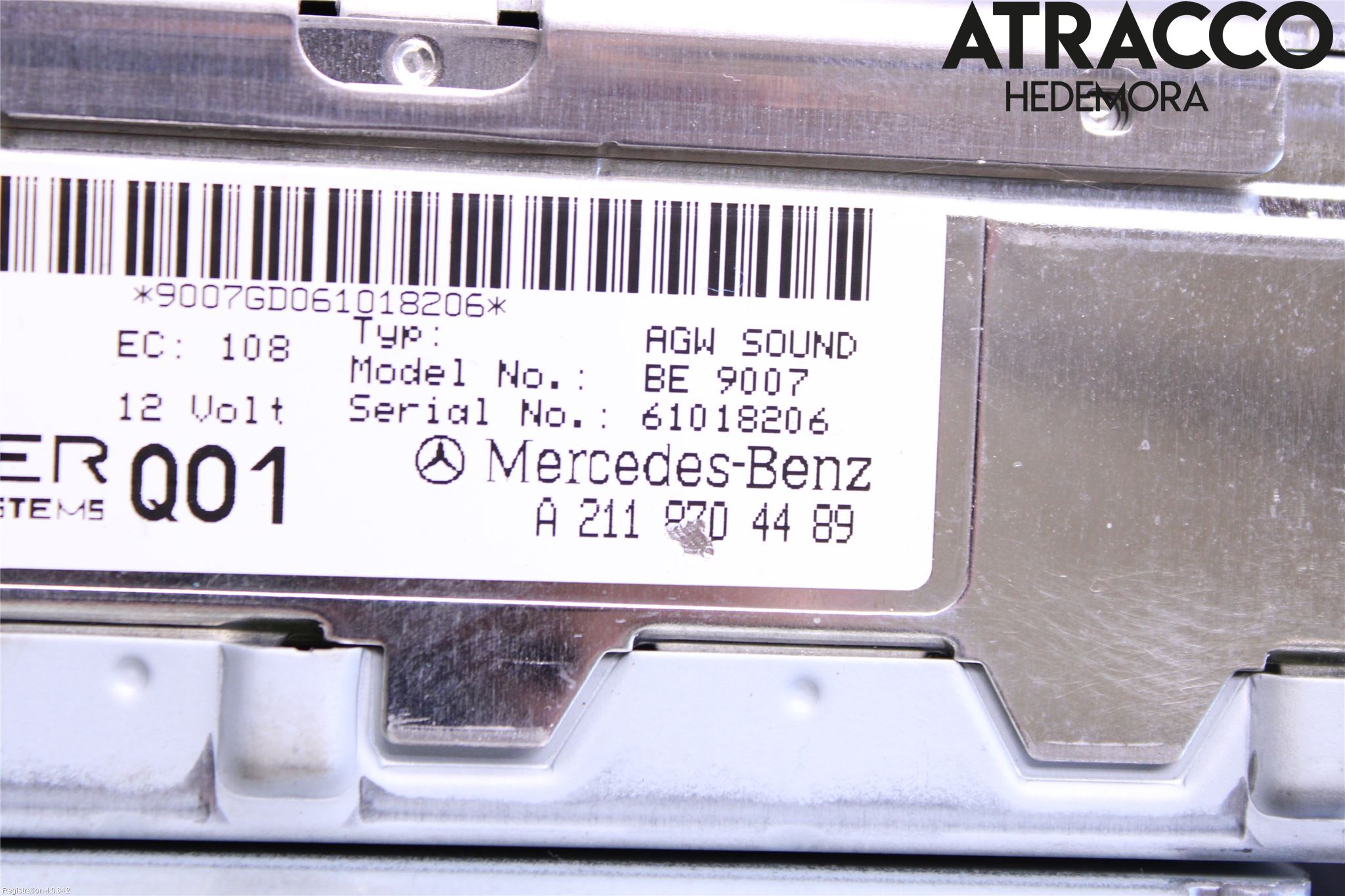 Mercedes-Benz MB E-KLASS (W211) 02-09 Stereo Forsterker