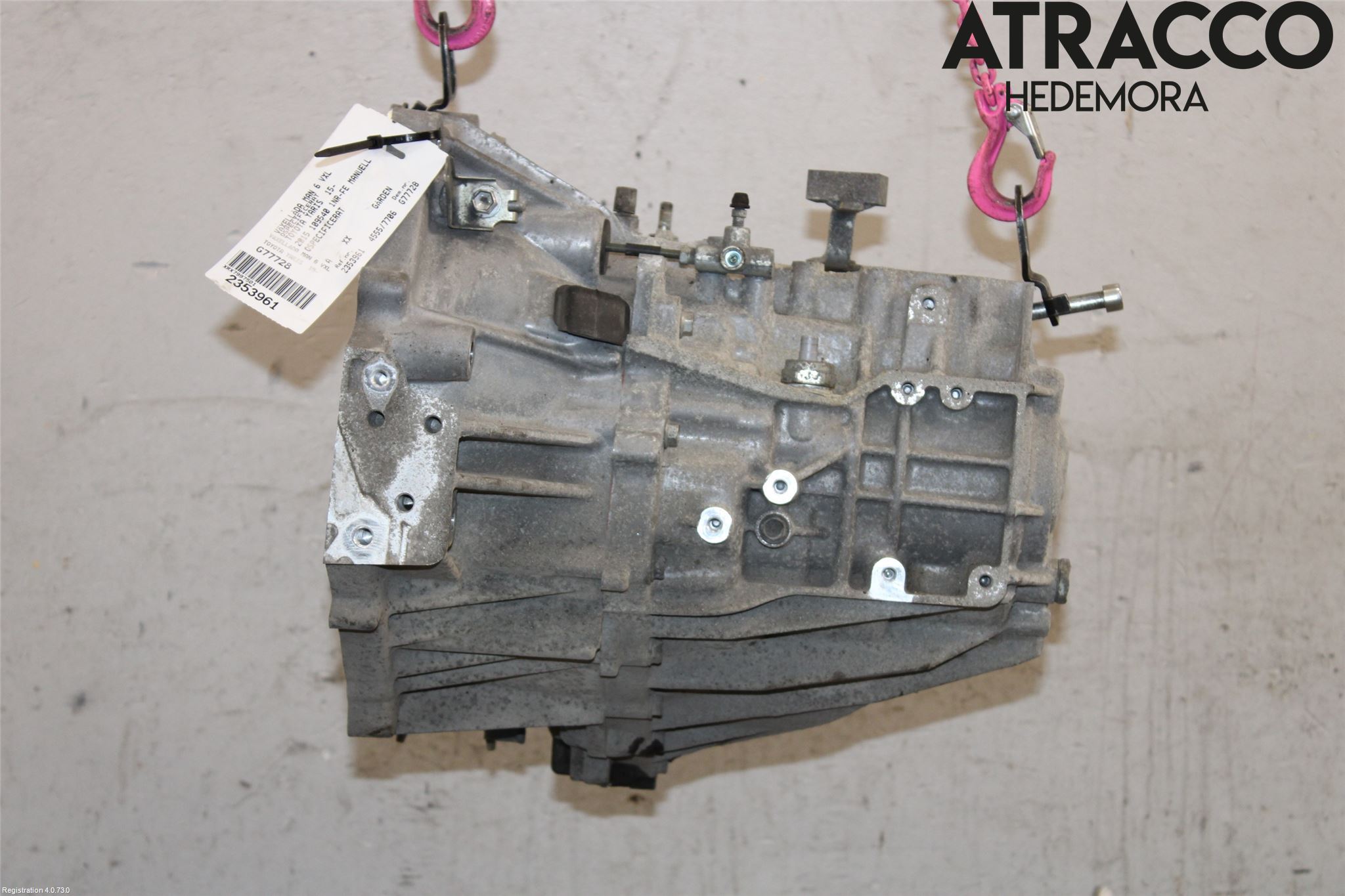 Toyota YARIS XP130 15-20 Gearkasse 6 Trinn