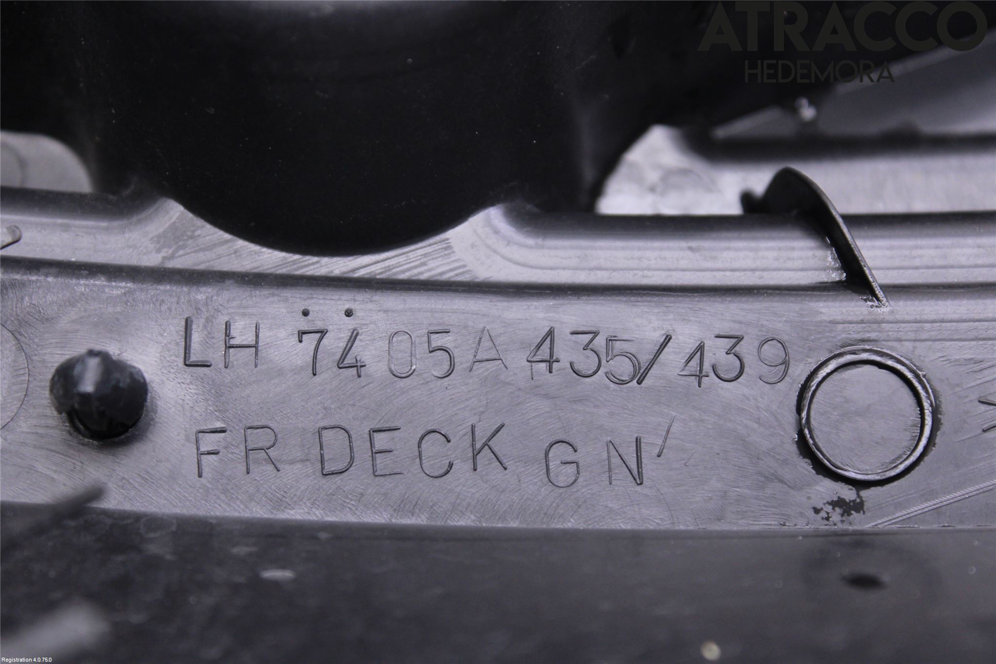 Mitsubishi ASX 10-22 Visker Deksel-Grill-Under Frr