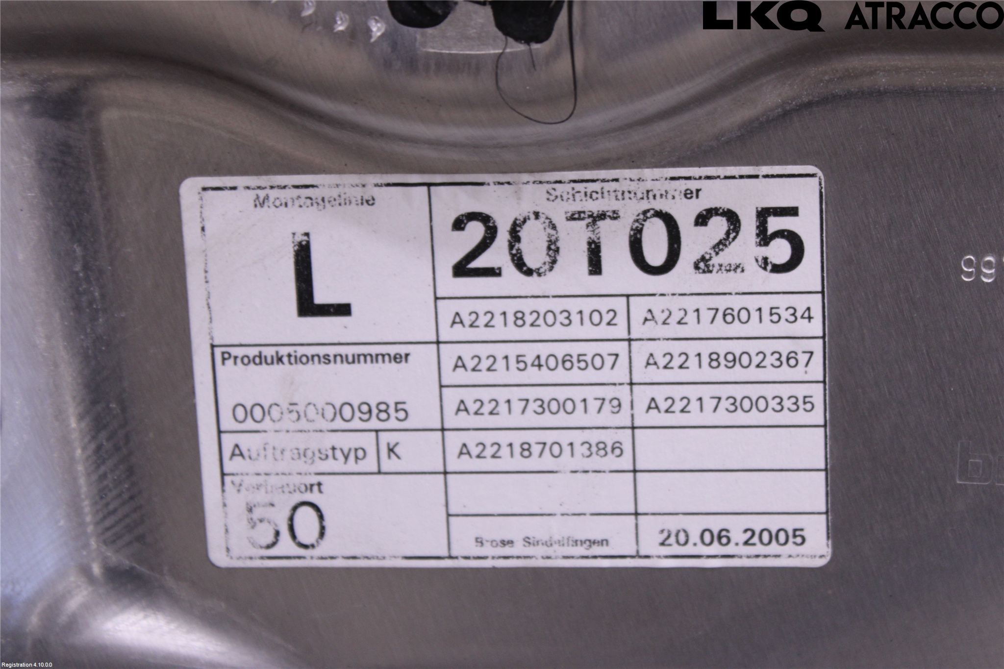 Mercedes-Benz MB S-KLASS (W221) 05-13 Vindusheis El Komp