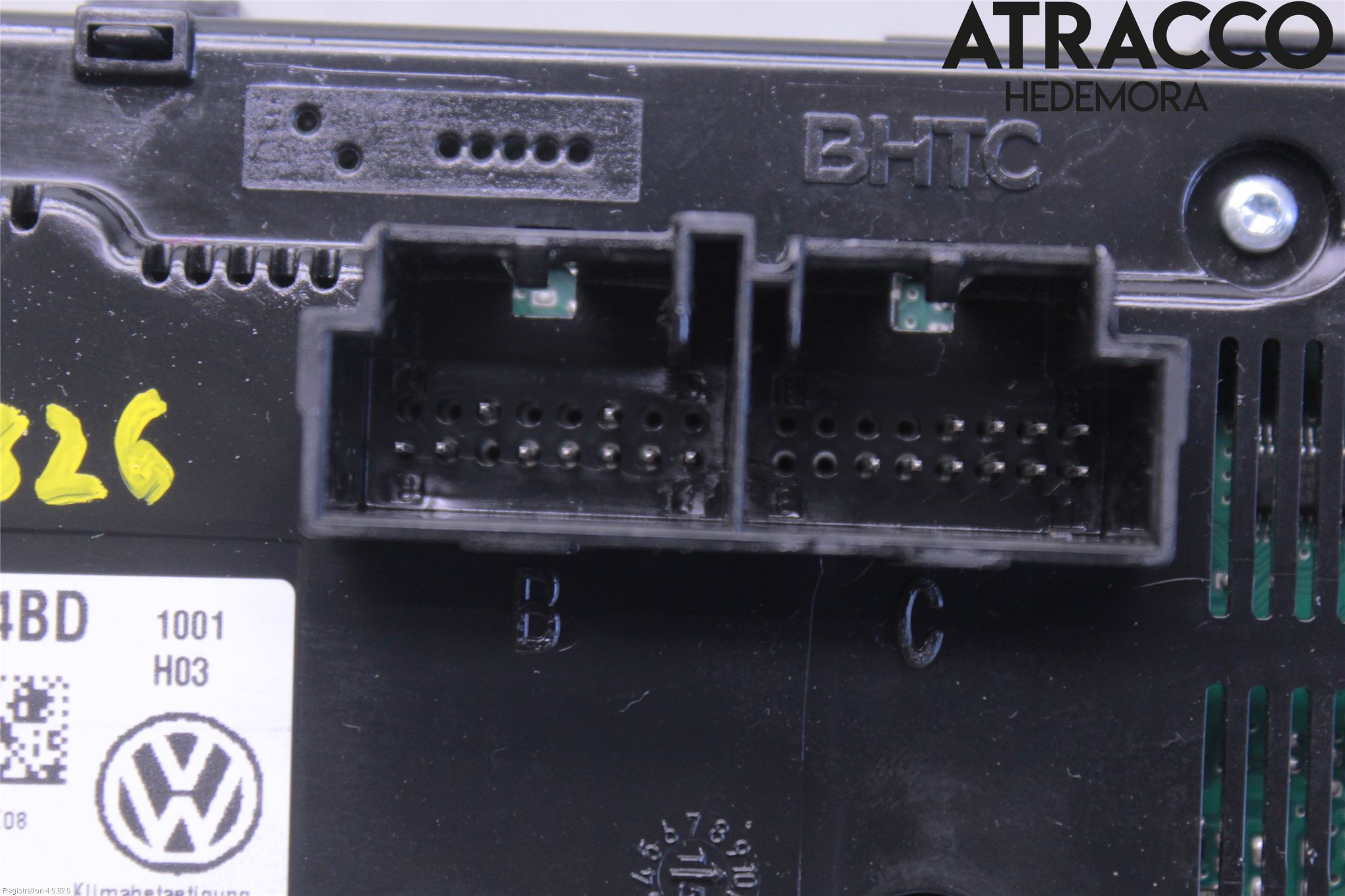 Volkswagen VW GOLF / E-GOLF VII 13-20 Varme Ac Betjening-Display