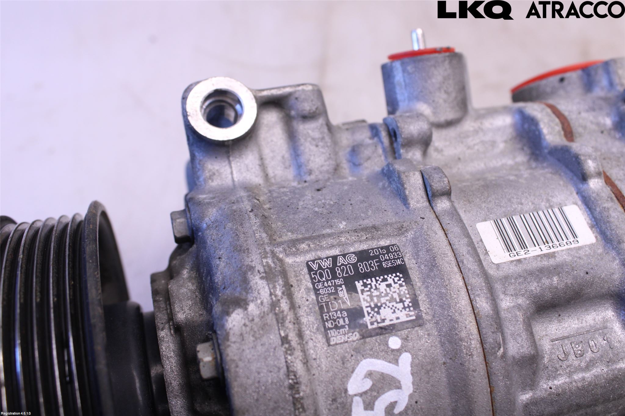 Volkswagen VW CADDY 16-20 Varme Ac Kompressor