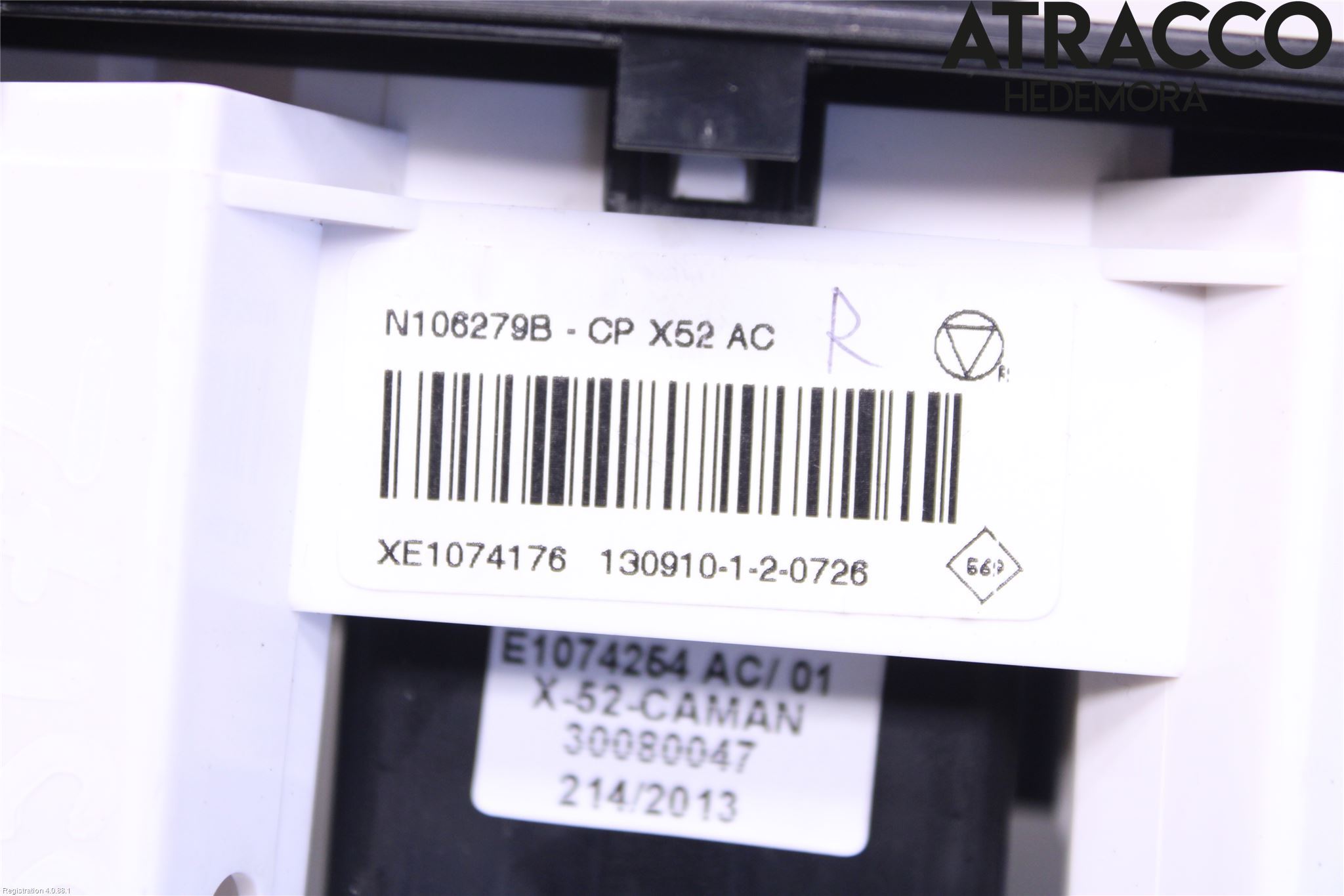 Dacia LOGAN MCV/STEPWAY Varme Ac Betjening-Display