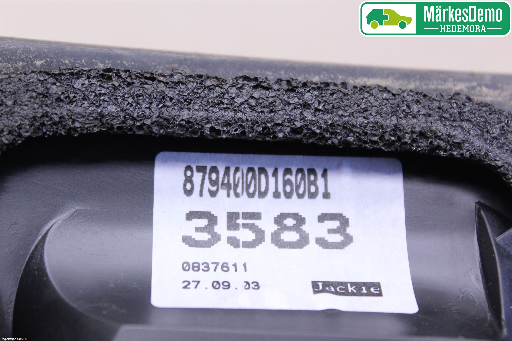 Toyota YARIS P1 03-05 Speil V M-El Justering
