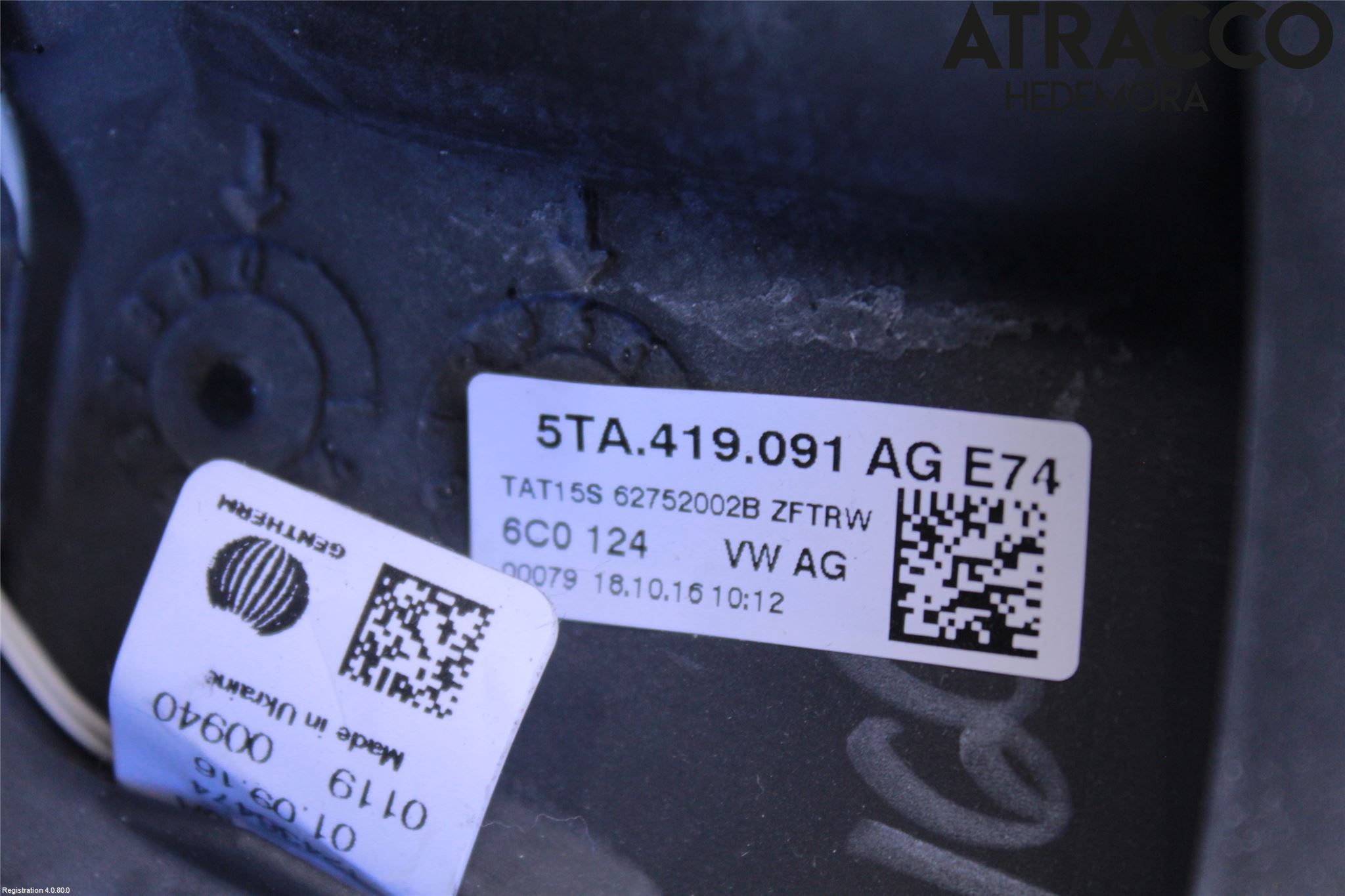 Volkswagen VW TIGUAN 16-24 Ratt