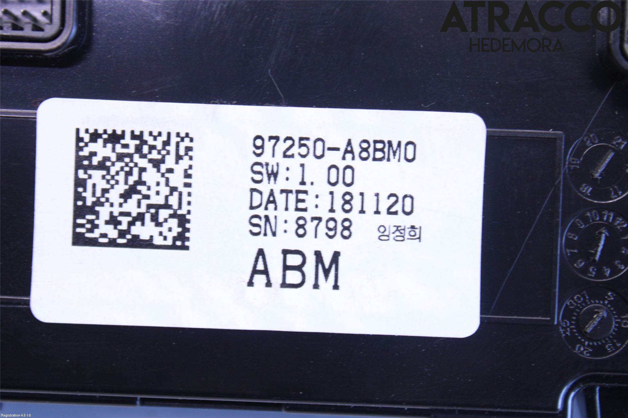 Kia OPTIMA 16-20 Varme Ac Betjening-Display