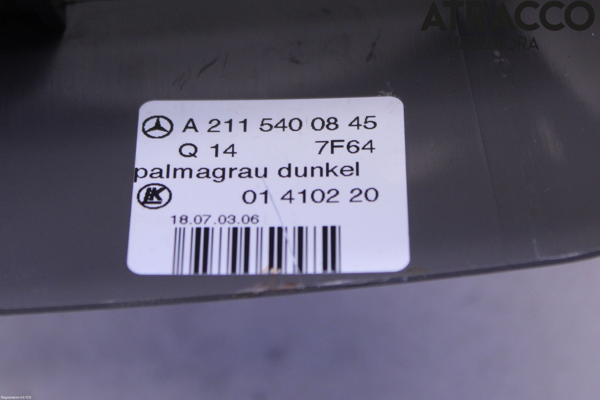 Mercedes-Benz MB E-KLASS (W211) 02-09 Rattdeksel - Deksler
