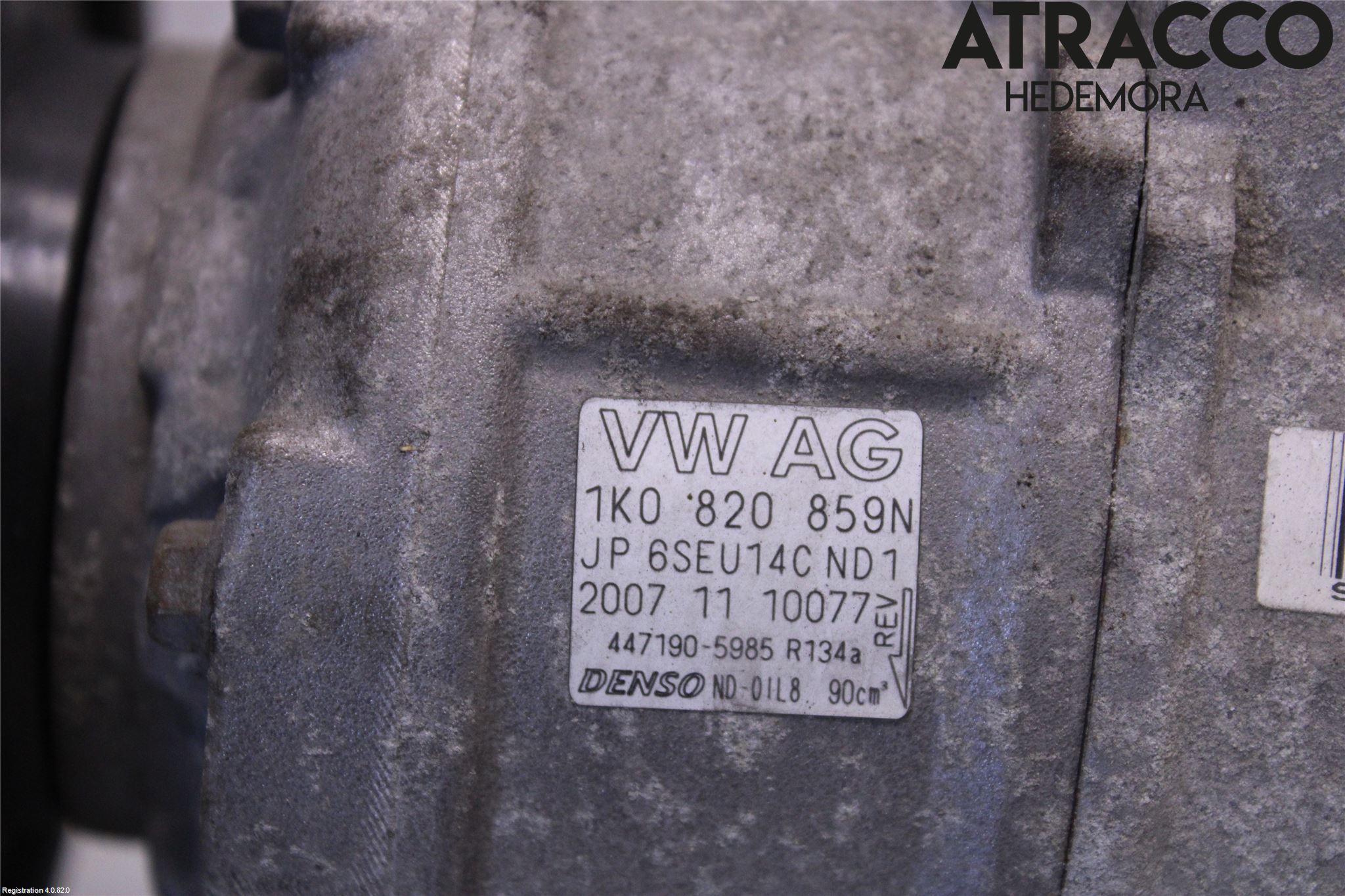 Volkswagen VW GOLF V 04-09 Varme Ac Kompressor