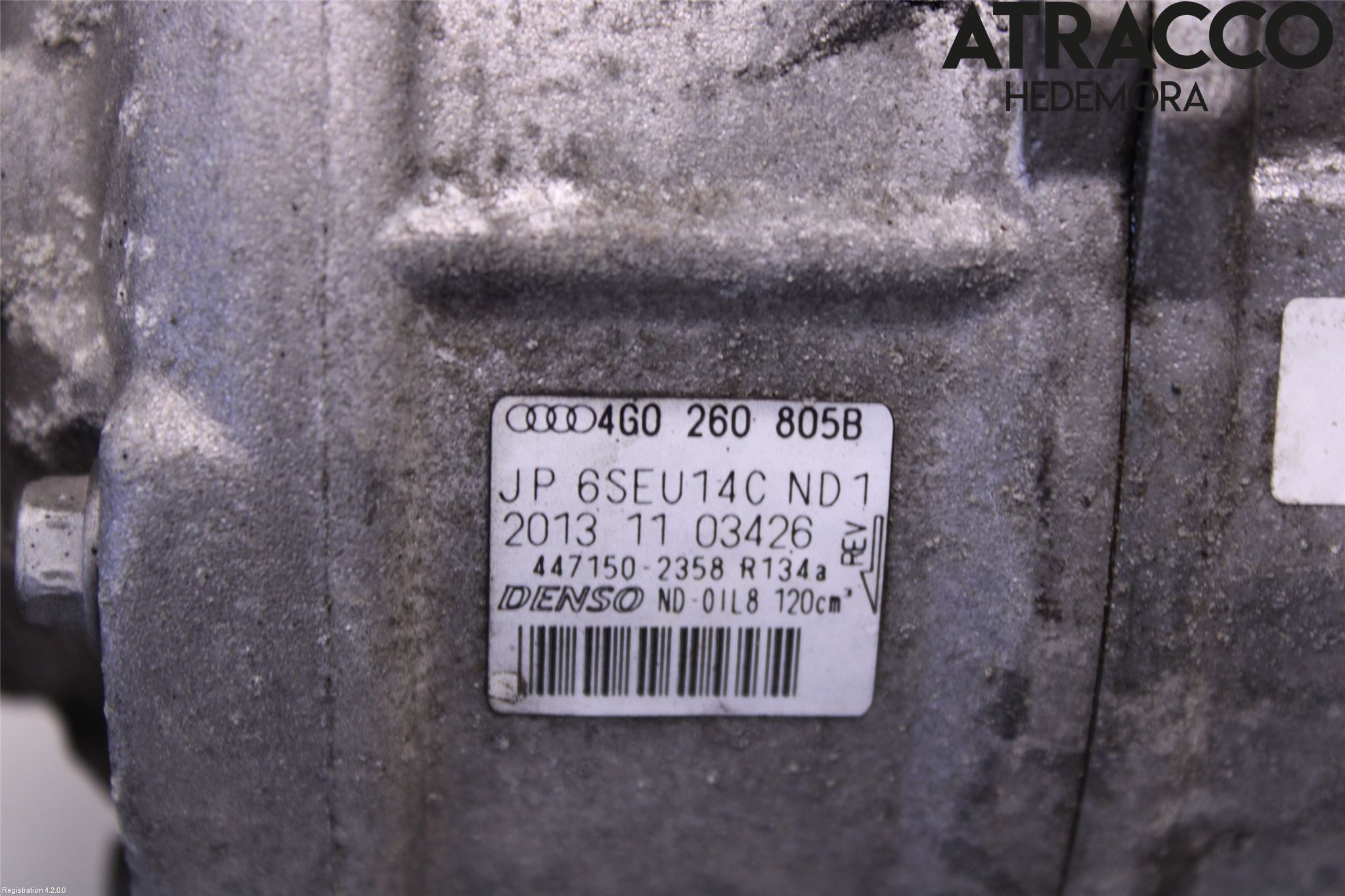 Audi A7/S7 4G 11-17 Varme Ac Kompressor