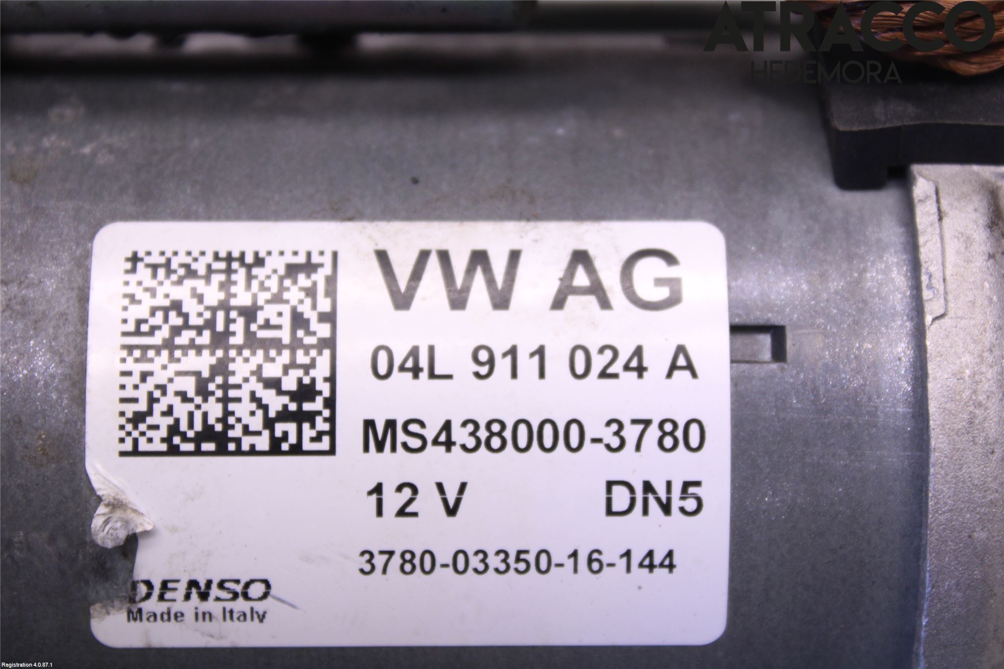 Audi A4/S4 B9 16-19 Startmotor Diesel
